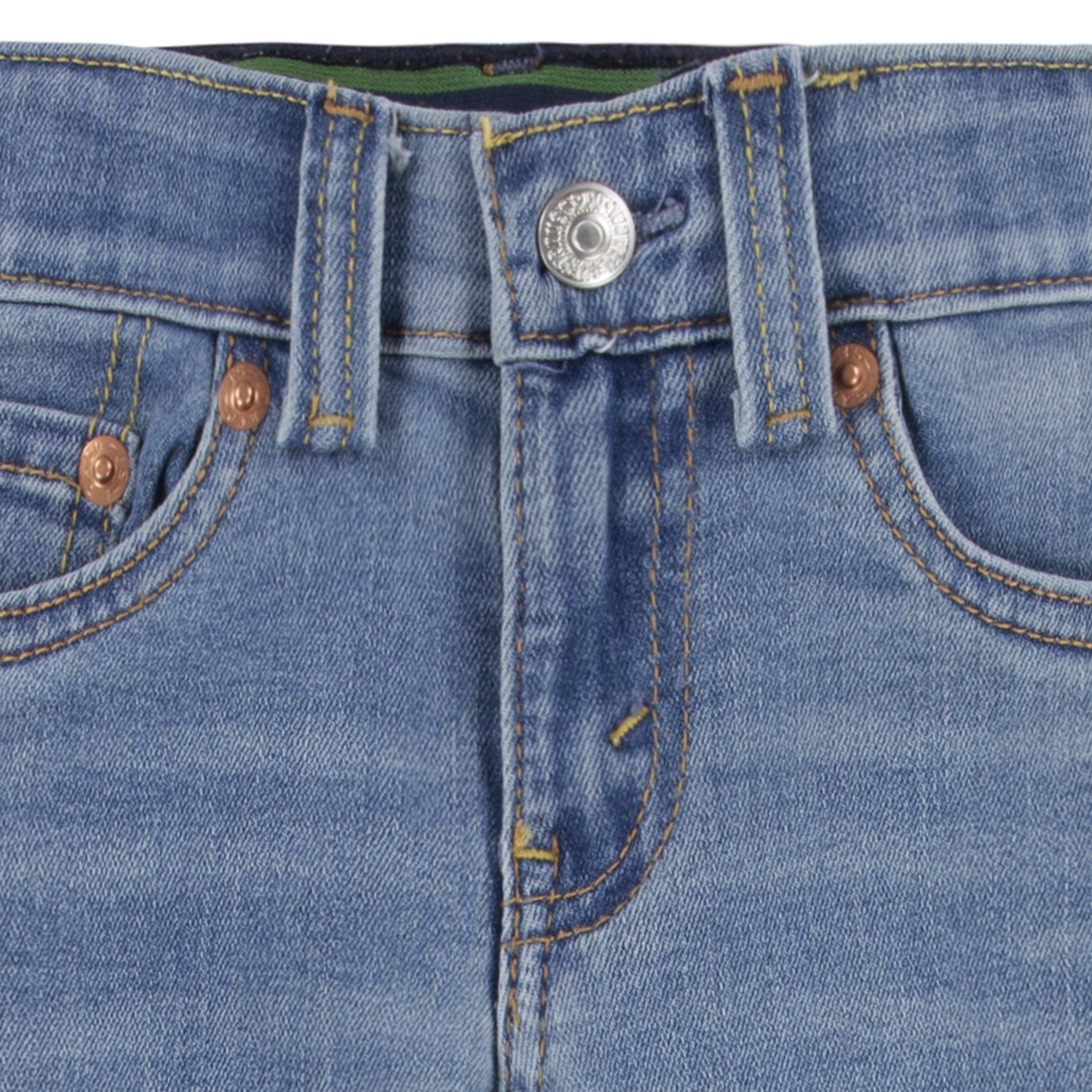 Levi's 511 Eco-Soft Performance Slim Fit Lt Wash Toddler Boys' Blue Denim Jeans - BLUE Thumbnail View 3