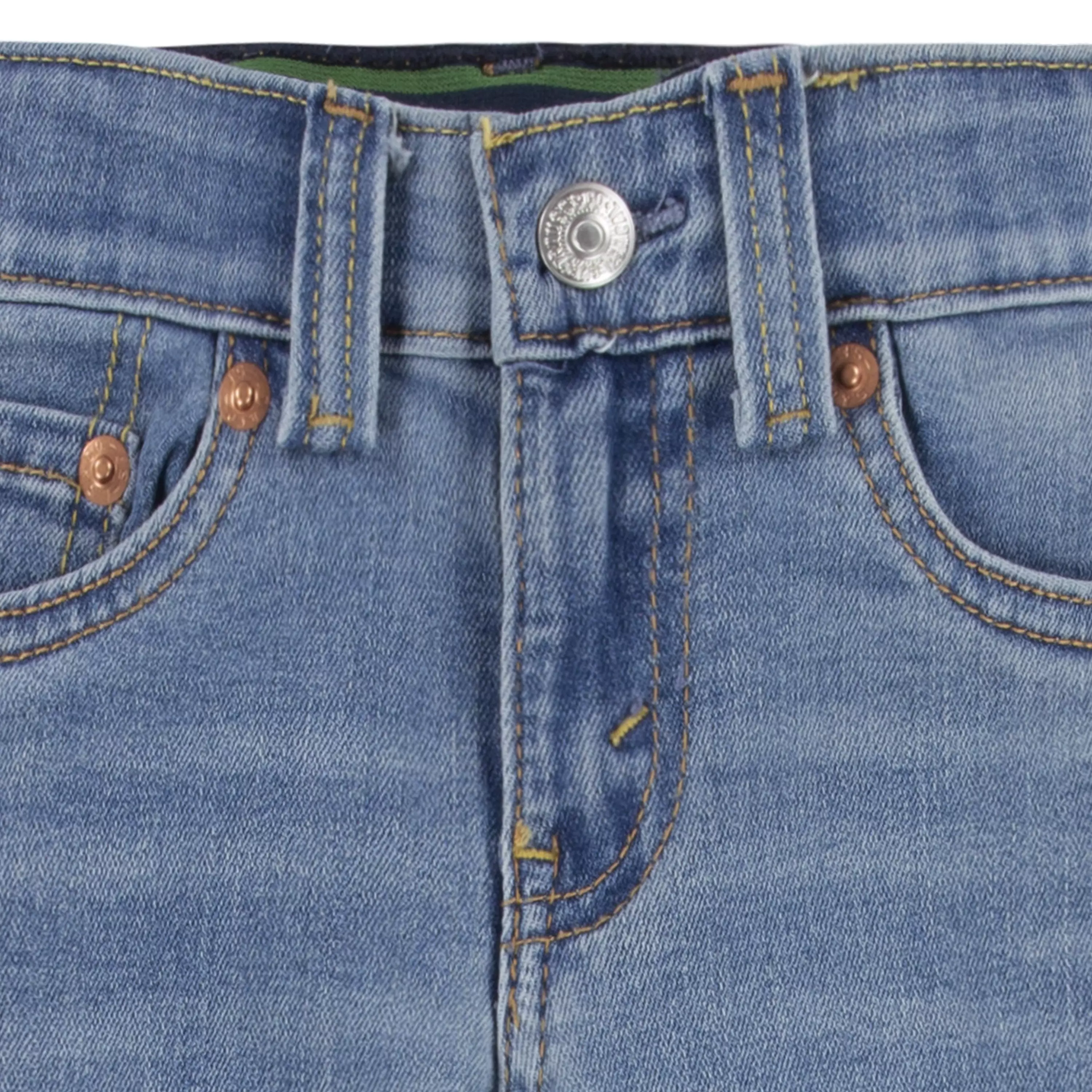 Levi's Toddler Boys' 511 Eco-Soft Performance Slim Fit Lt Wash Blue Denim Jeans - BLUE