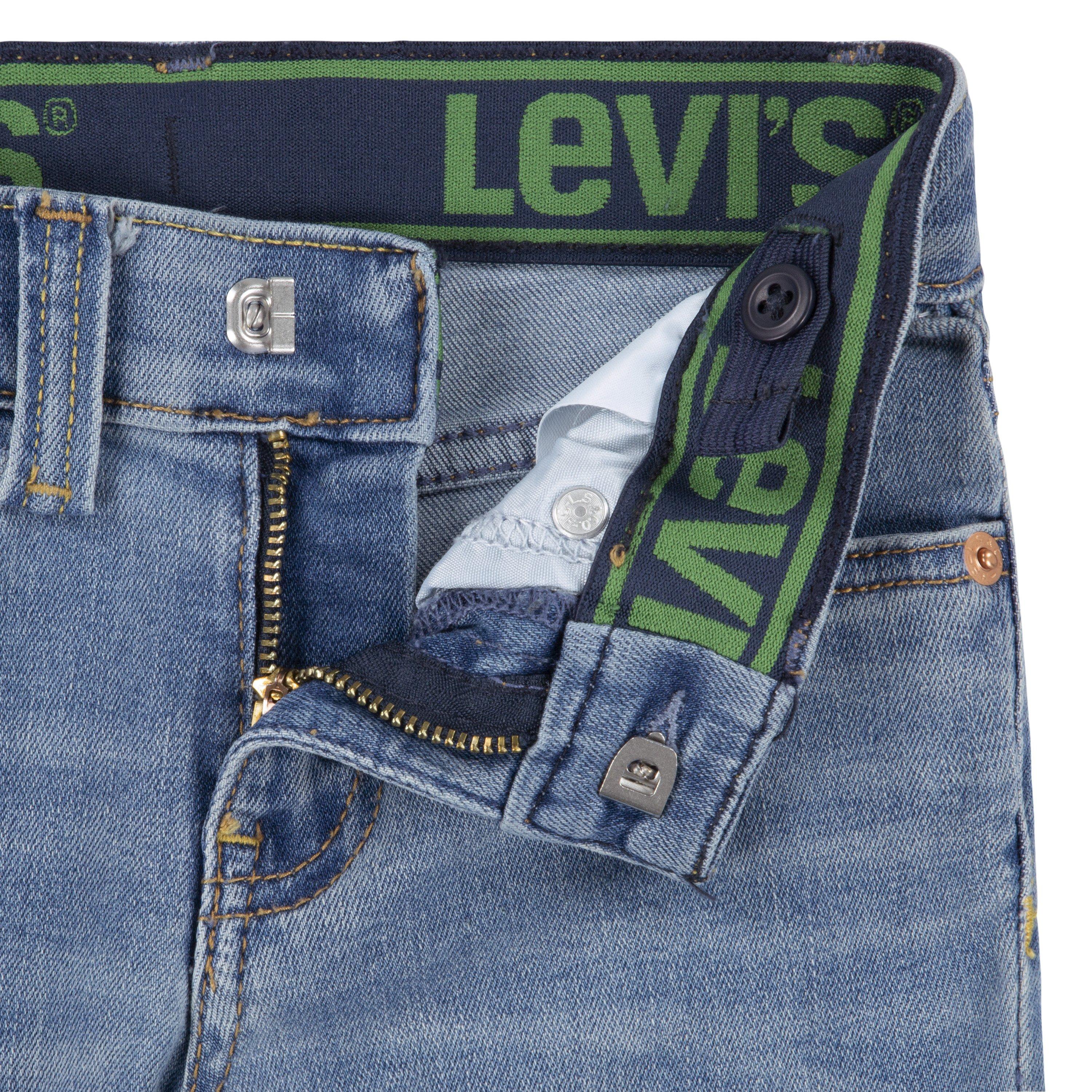 Levi's 511 Eco-Soft Performance Slim Fit Lt Wash Toddler Boys' Blue Denim Jeans - BLUE Thumbnail View 4