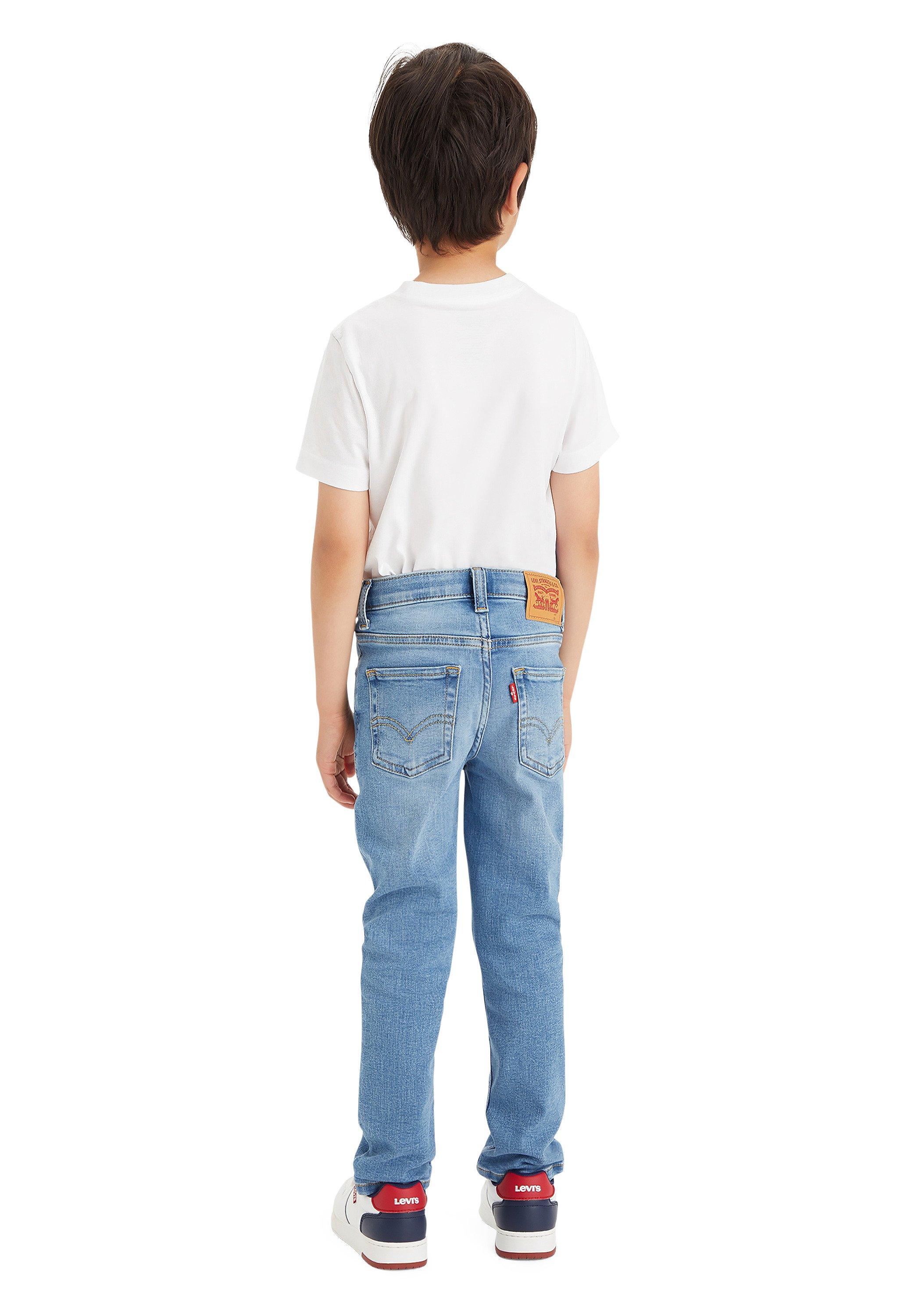 Levi's Little Boys' 511 Eco-Soft Performance Slim Fit Lt Wash Blue Denim Jeans - BLUE Thumbnail View 7