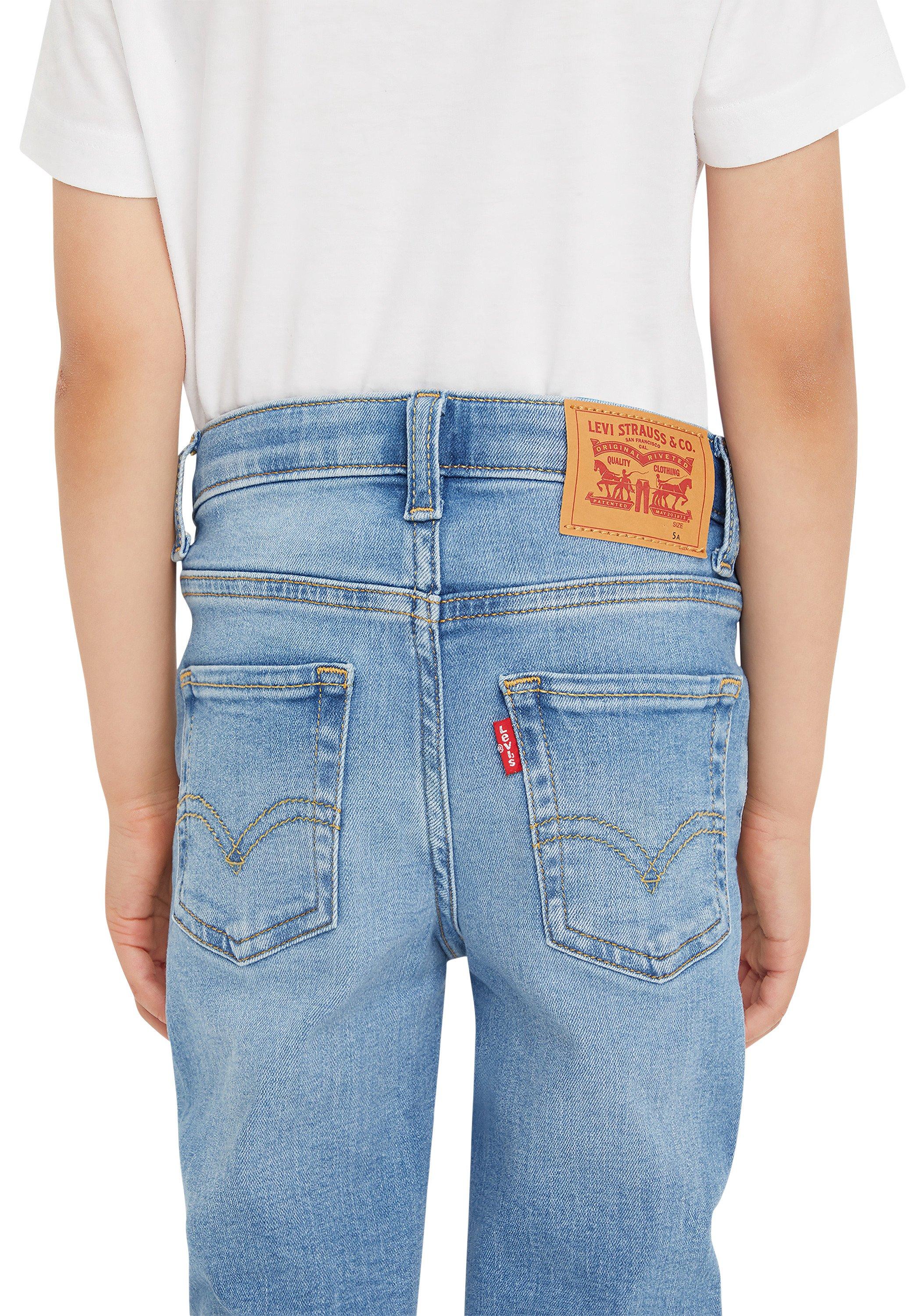 Levi's 511 Eco-Soft Performance Slim Fit Lt Wash Little Boys' Blue Denim Jeans - BLUE Thumbnail View 8