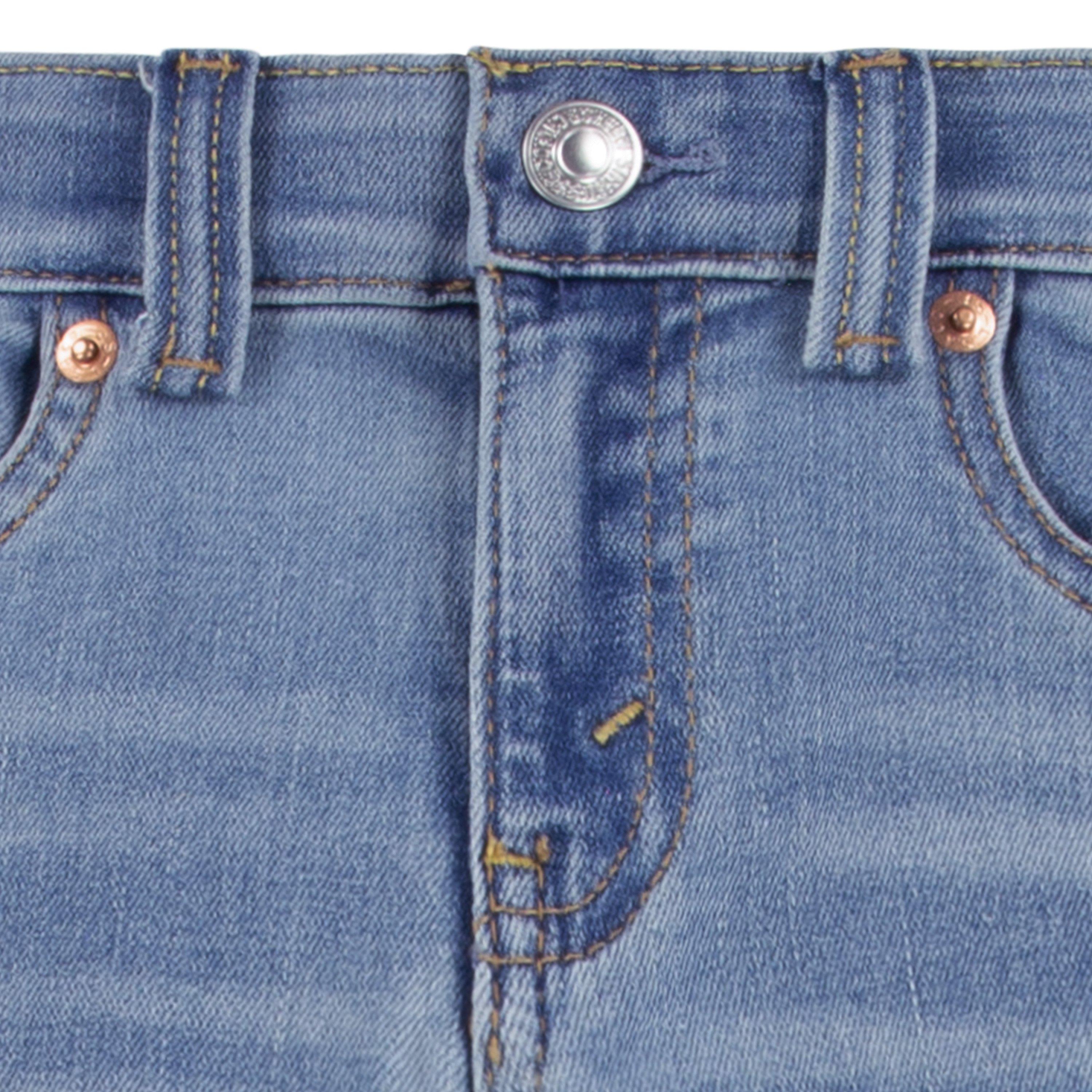 Levi's 511 Eco-Soft Performance Slim Fit Lt Wash Little Boys' Blue Denim Jeans - BLUE Thumbnail View 3