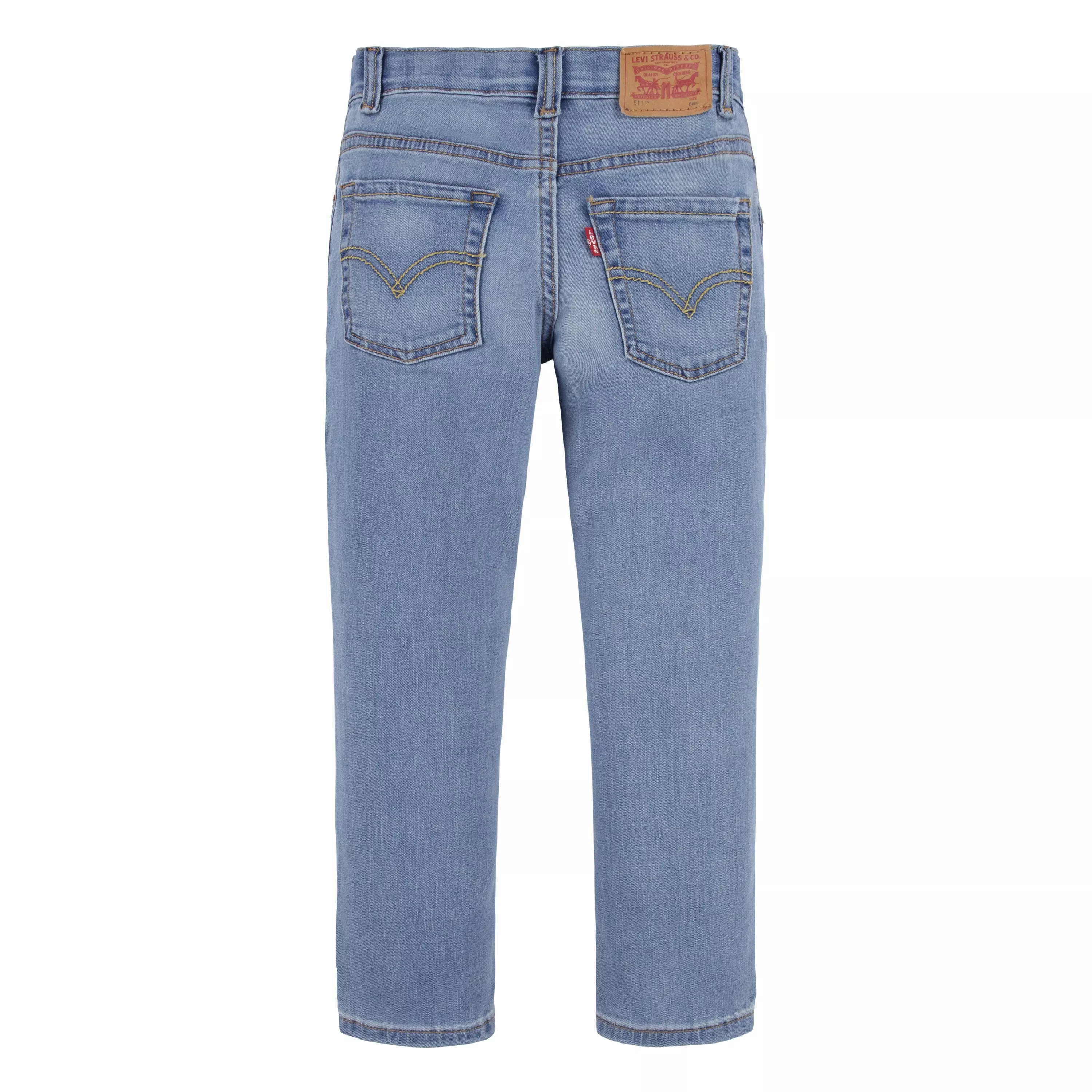 Levi's 511 Eco-Soft Performance Slim Fit Lt Wash Little Boys' Blue Denim Jeans - BLUE