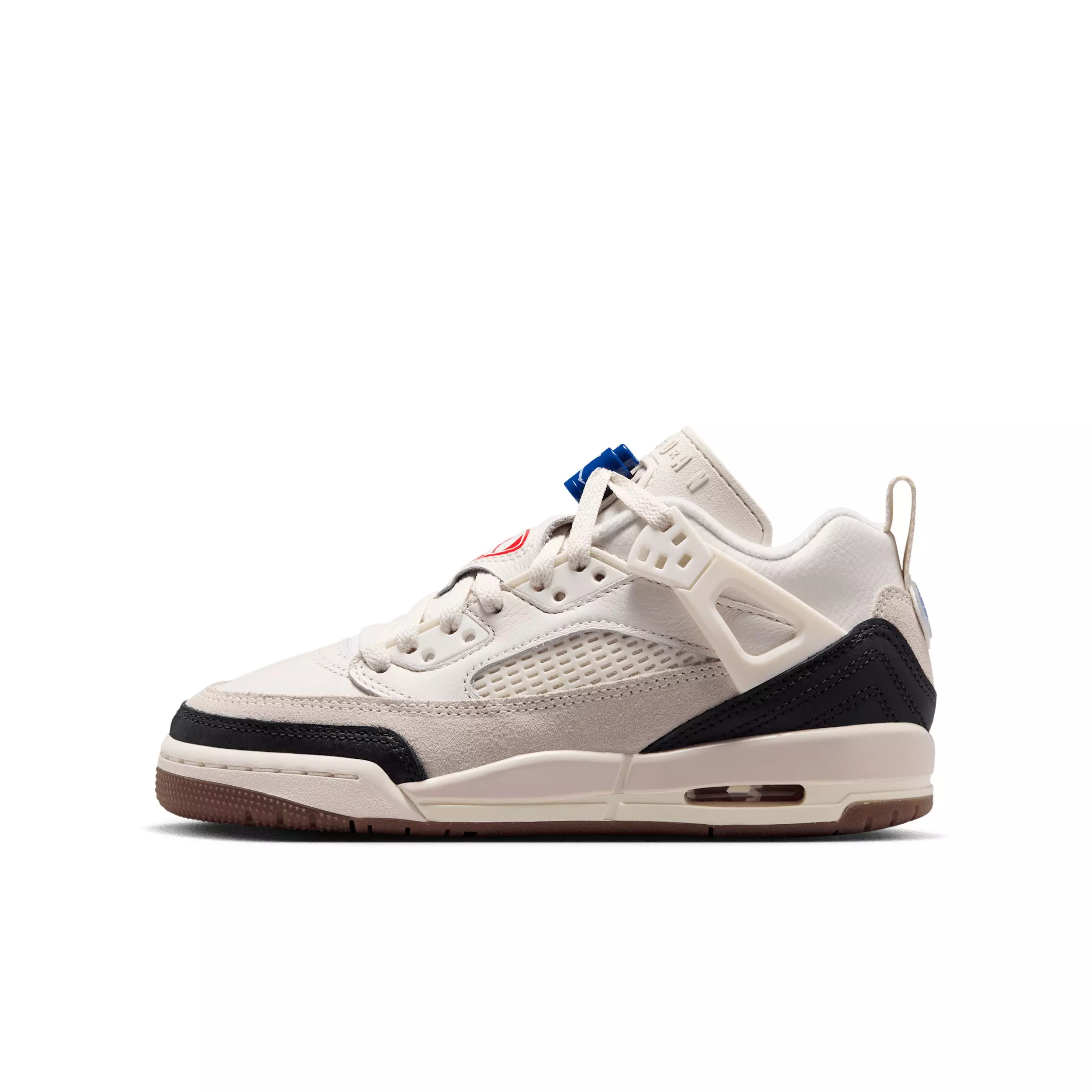 Jordan Spizike Low "Phantom/Sail/Old Royal/University Red" Grade School Boys' Shoe - PHANTOM/SAIL/ROYAL/RED