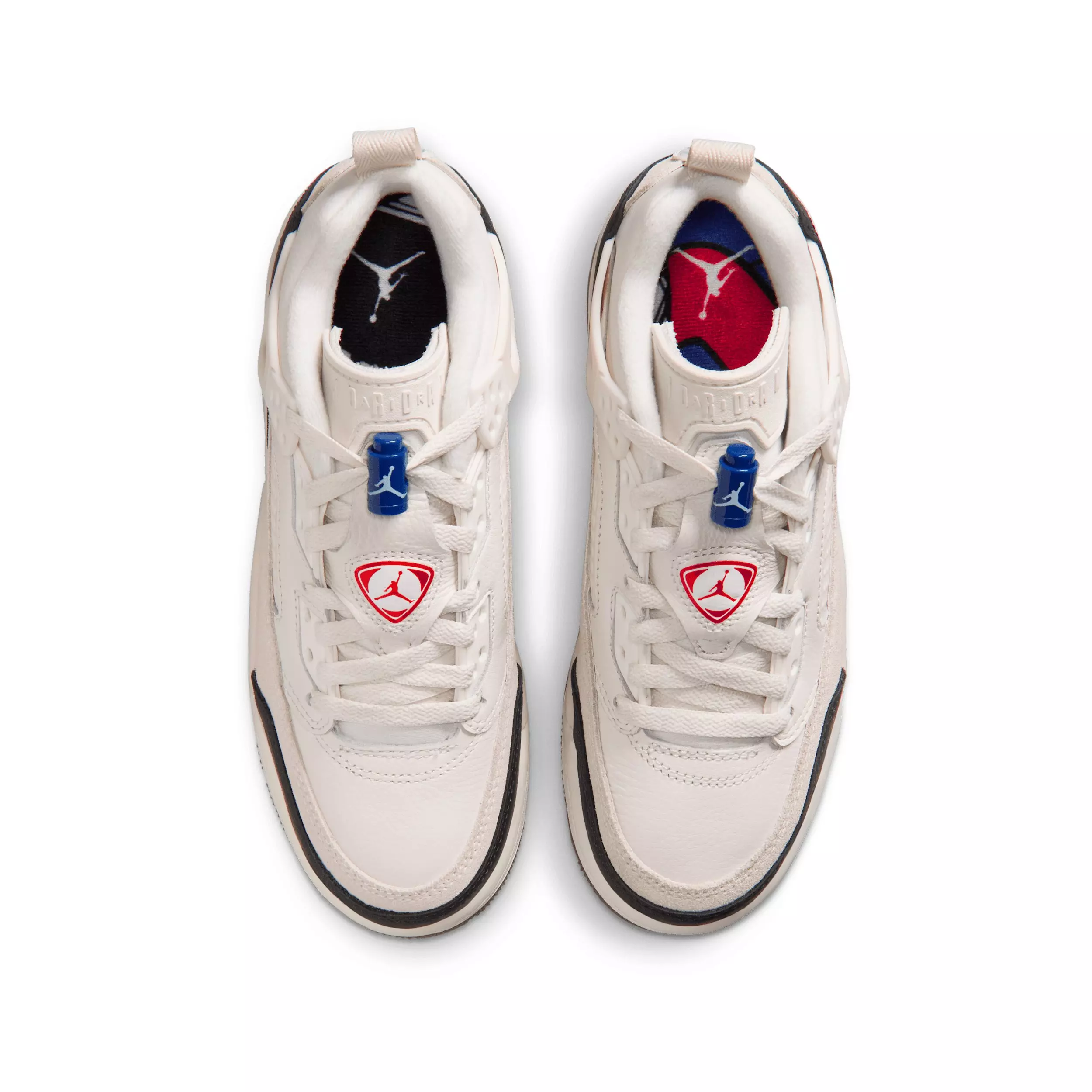 Jordan Spizike Low "Phantom/Sail/Old Royal/University Red" Grade School Boys' Shoe - PHANTOM/SAIL/ROYAL/RED
