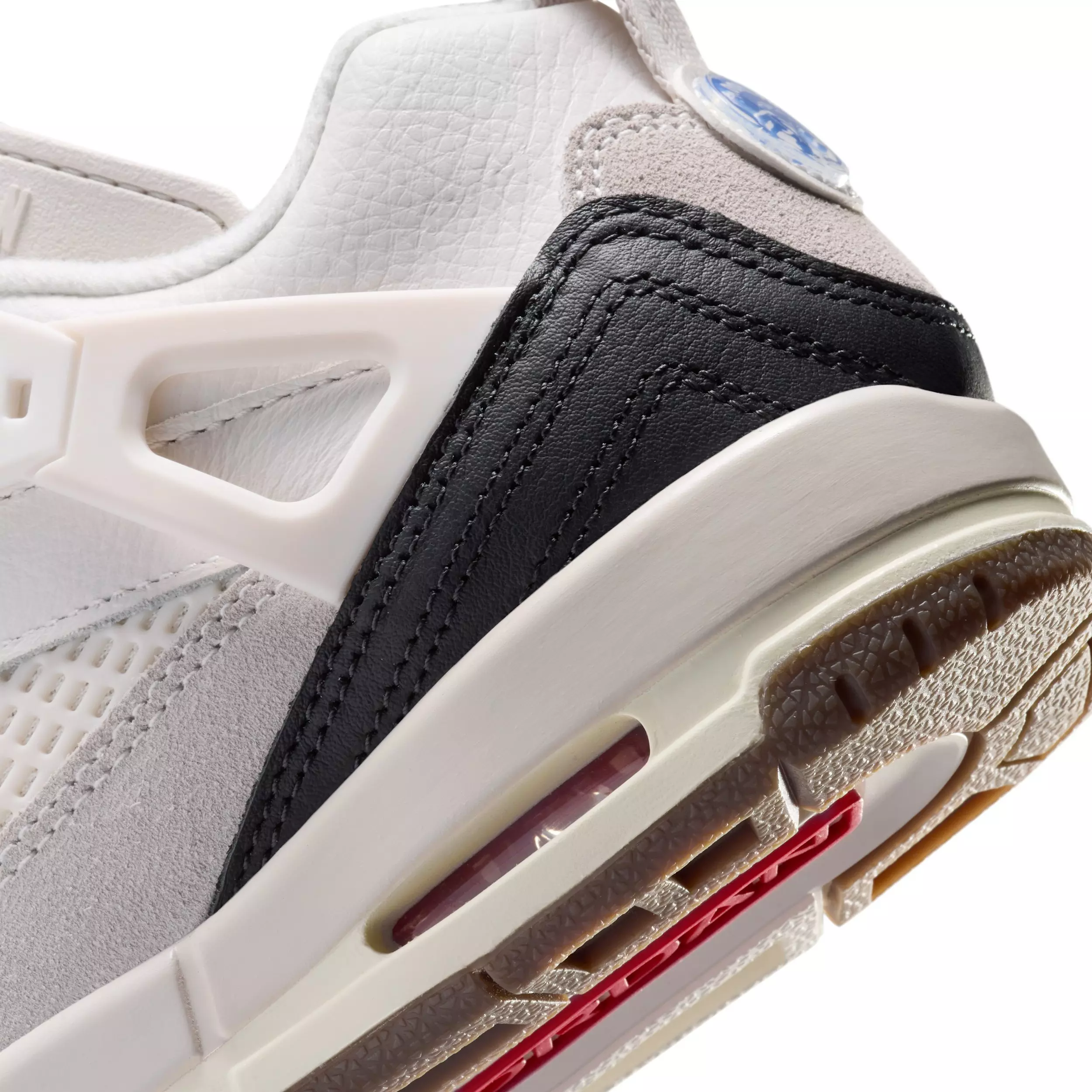 Jordan Spizike Low "Phantom/Sail/Old Royal/University Red" Grade School Boys' Shoe - PHANTOM/SAIL/ROYAL/RED