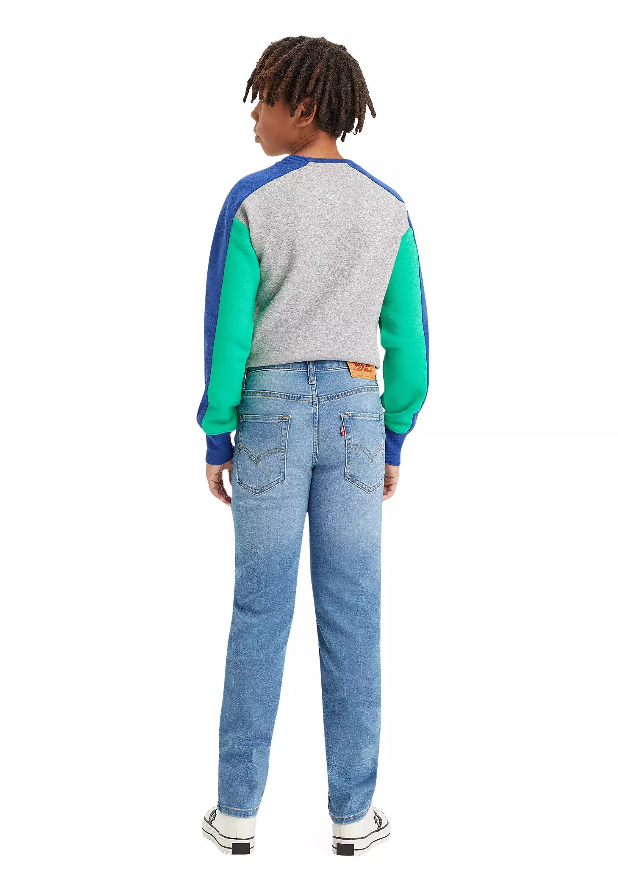 Levi's 511 Eco-Soft Performance Slim Fit Light Wash Big Boys' Blue Denim Jeans - BLUE