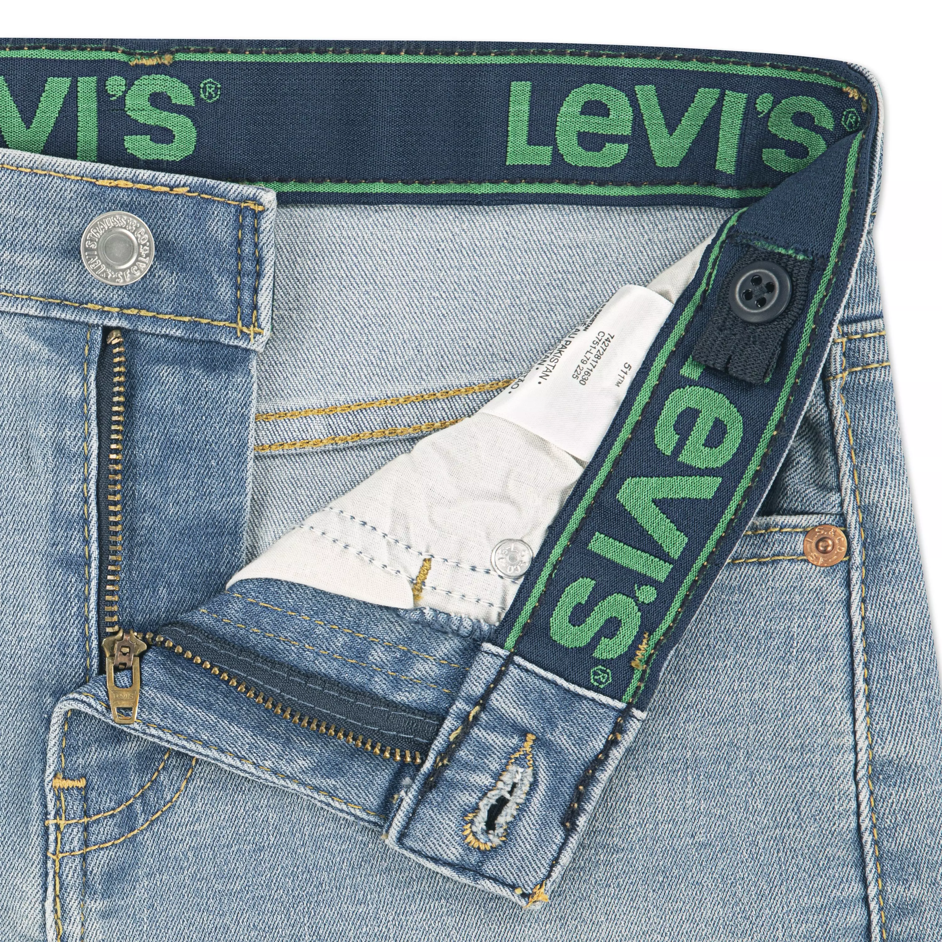 Levi's 511 Eco-Soft Performance Slim Fit Light Wash Big Boys' Blue Denim Jeans - BLUE