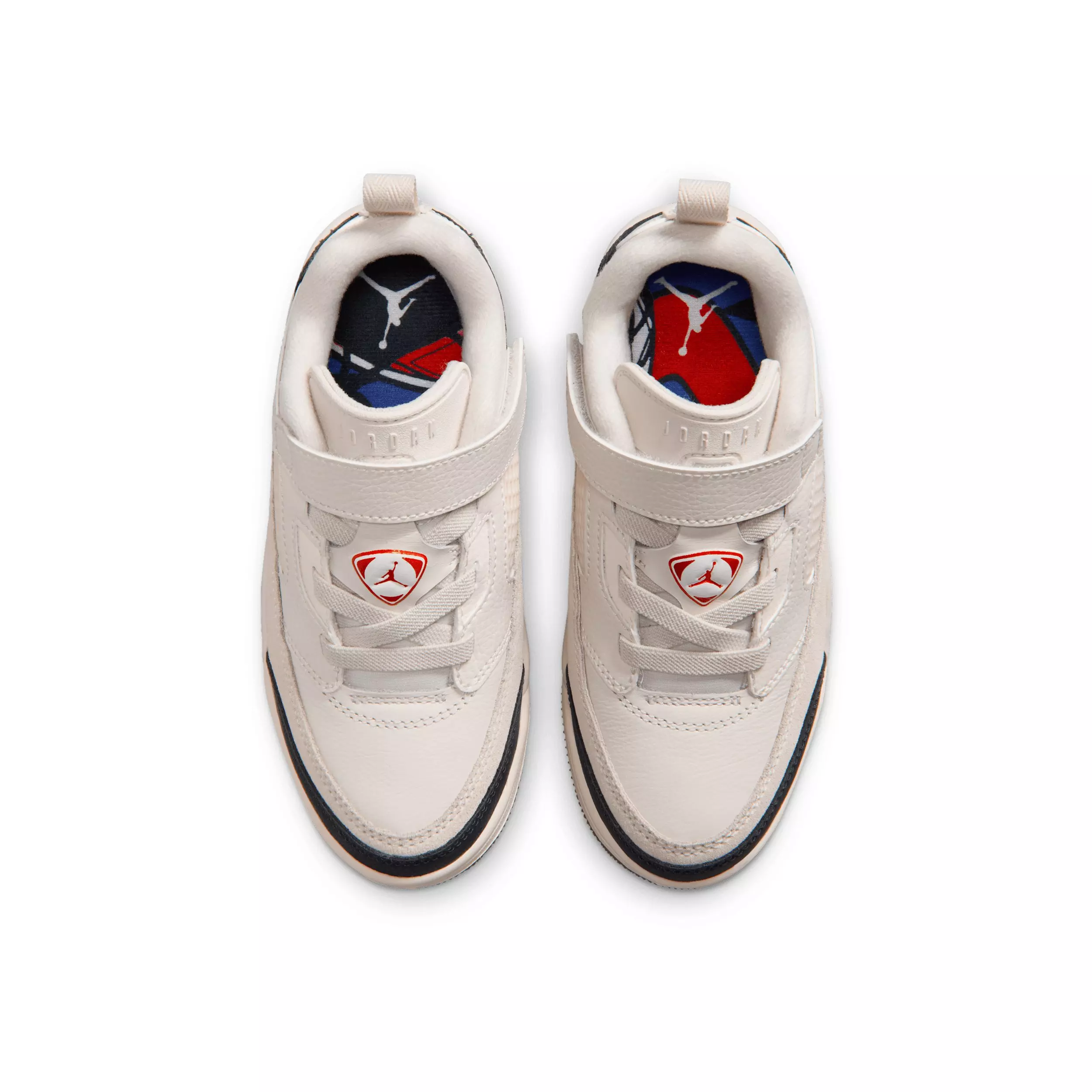 Jordan Spizike Low "Phantom/Sail/Old Royal/University Red" Preschool Boys' Shoe - PHANTOM/SAIL/ROYAL/RED