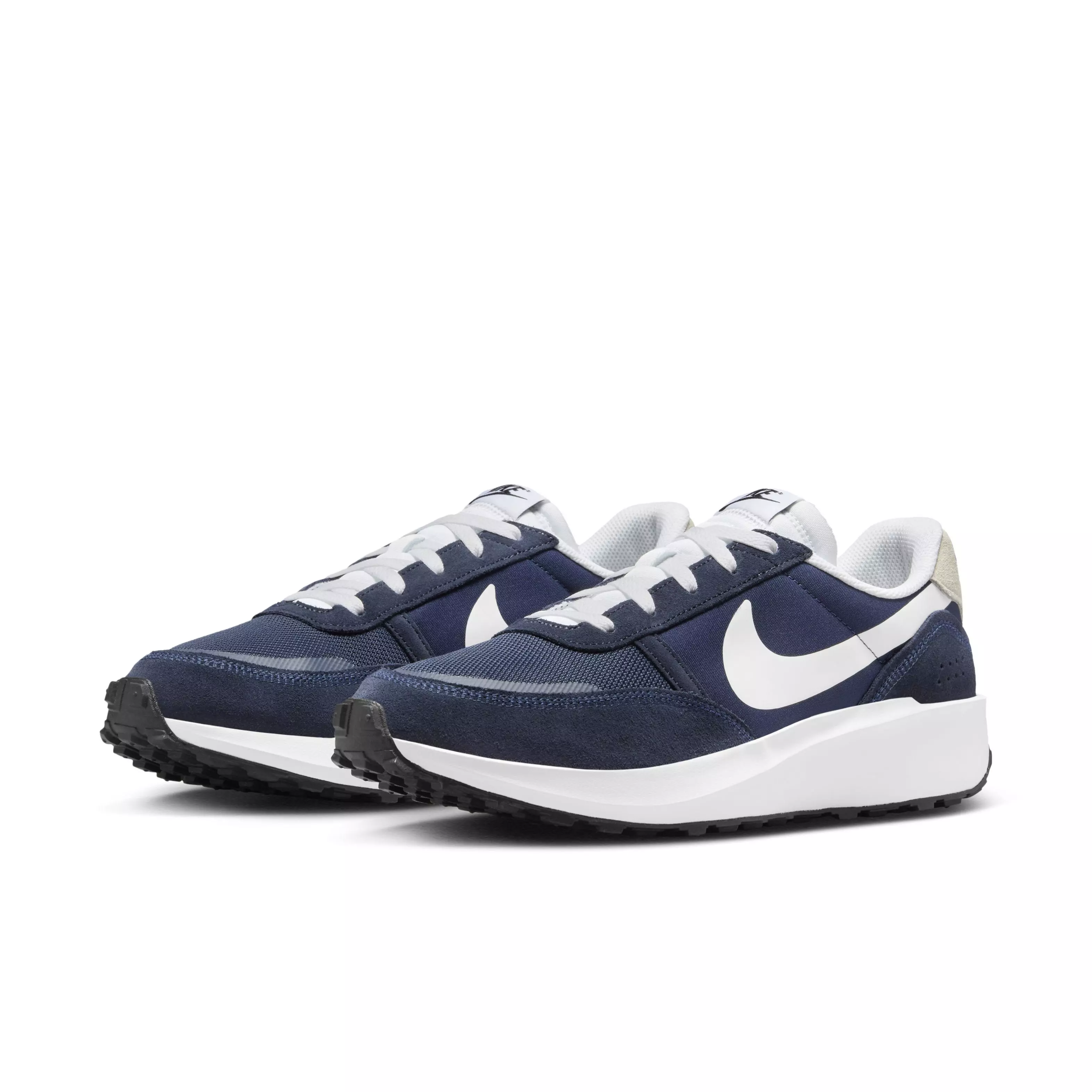 Nike Waffle Nav "Midnight Navy/Obsidian/Thunder Blue/White" Men's Shoe - NAVY/OBSIDIAN/BLUE/WHITE