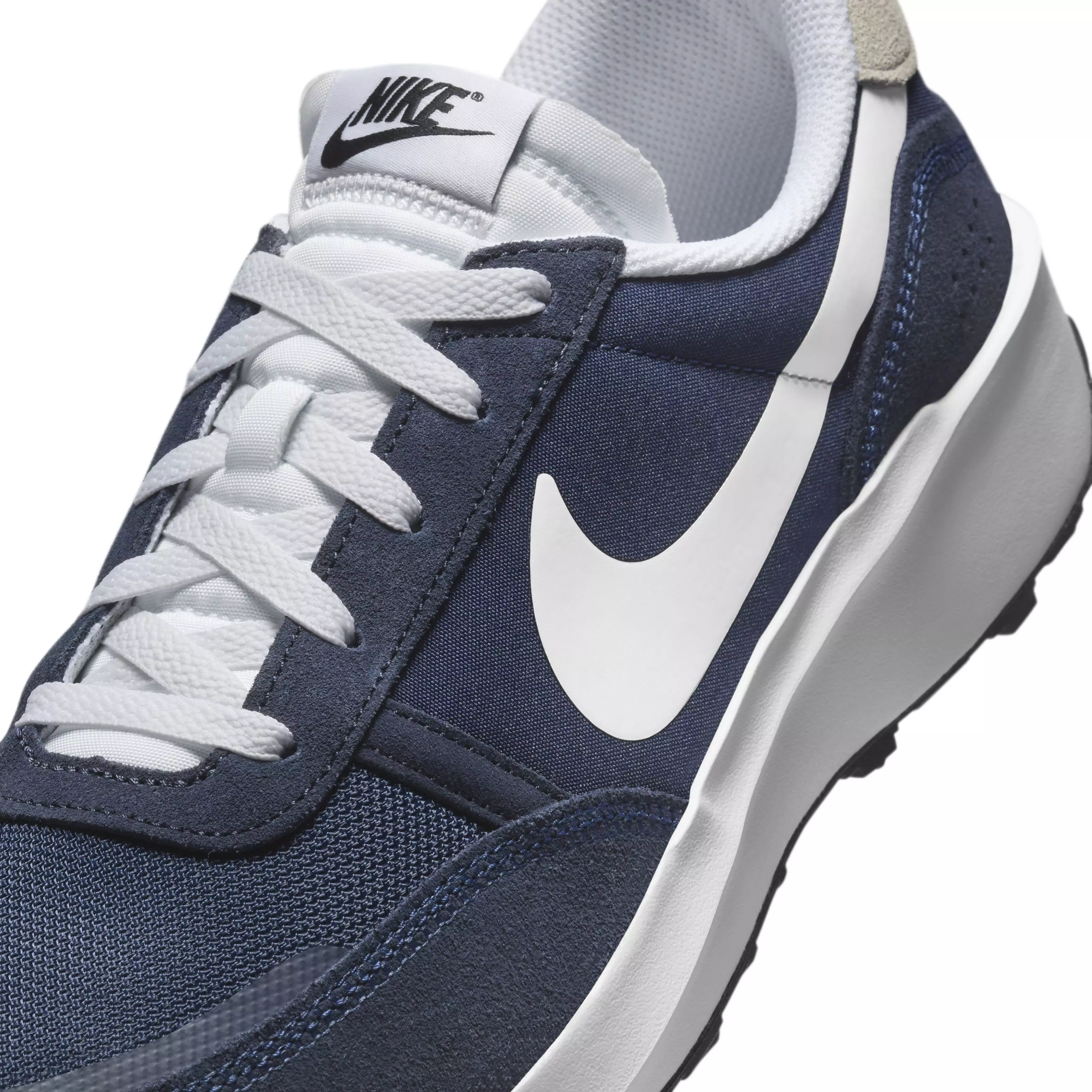 Nike Waffle Nav "Midnight Navy/Obsidian/Thunder Blue/White" Men's Shoe - NAVY/OBSIDIAN/BLUE/WHITE