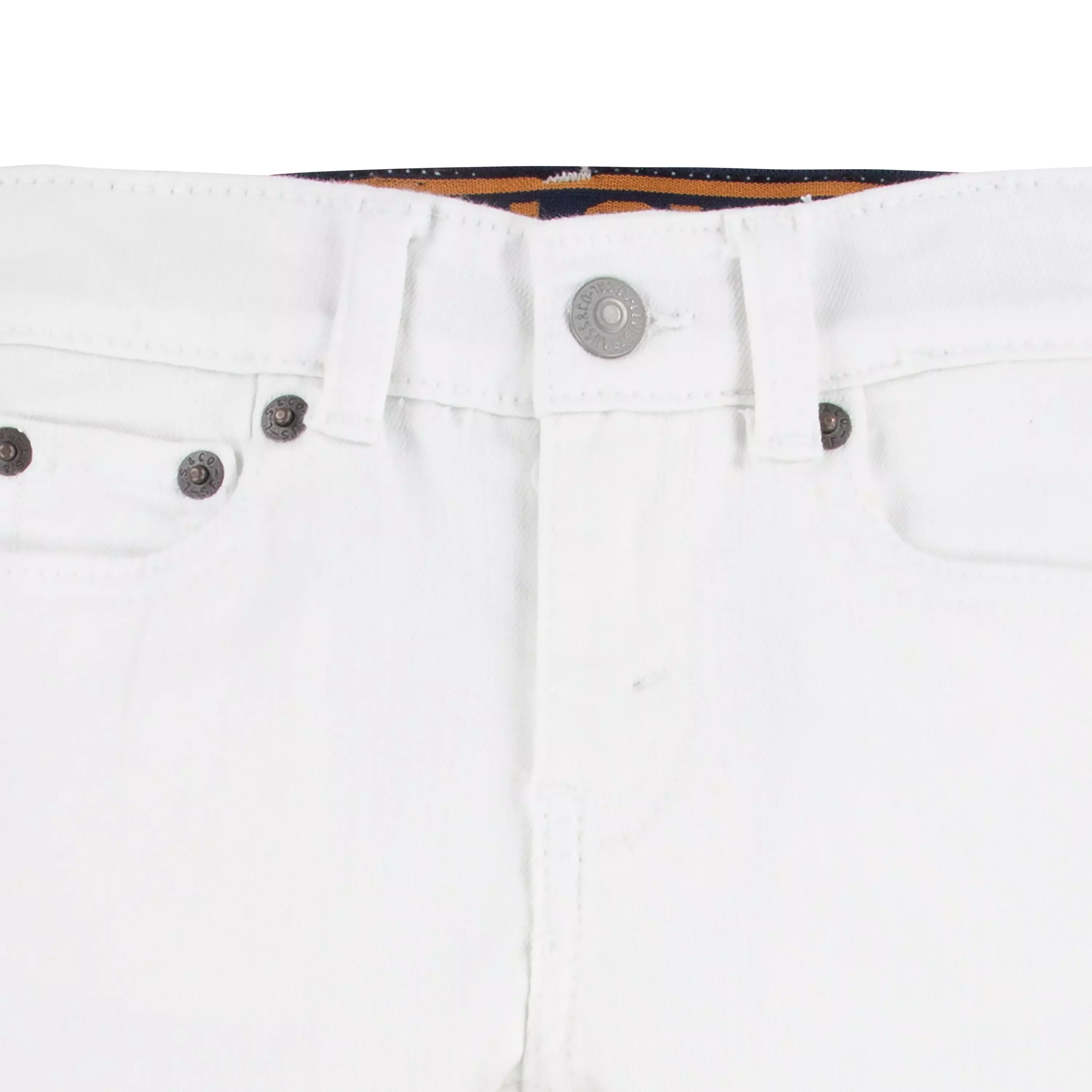 Levi's 510 Eco Performance Skinny Fit White Wash Toddler Boys' White Denim Jeans - WHITE