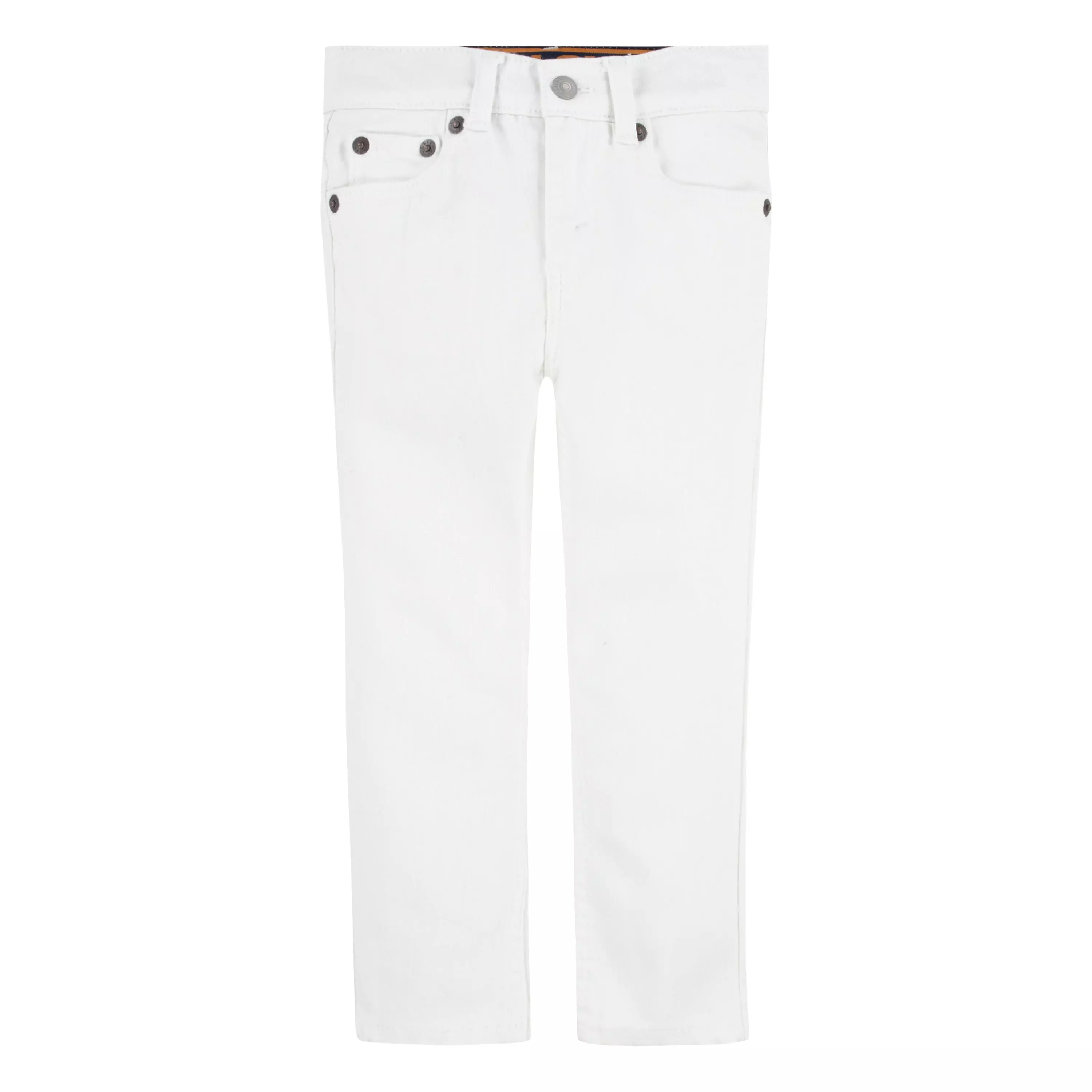 Levi's 510 Eco Performance Skinny Fit White Wash Toddler Boys' White Denim Jeans - WHITE
