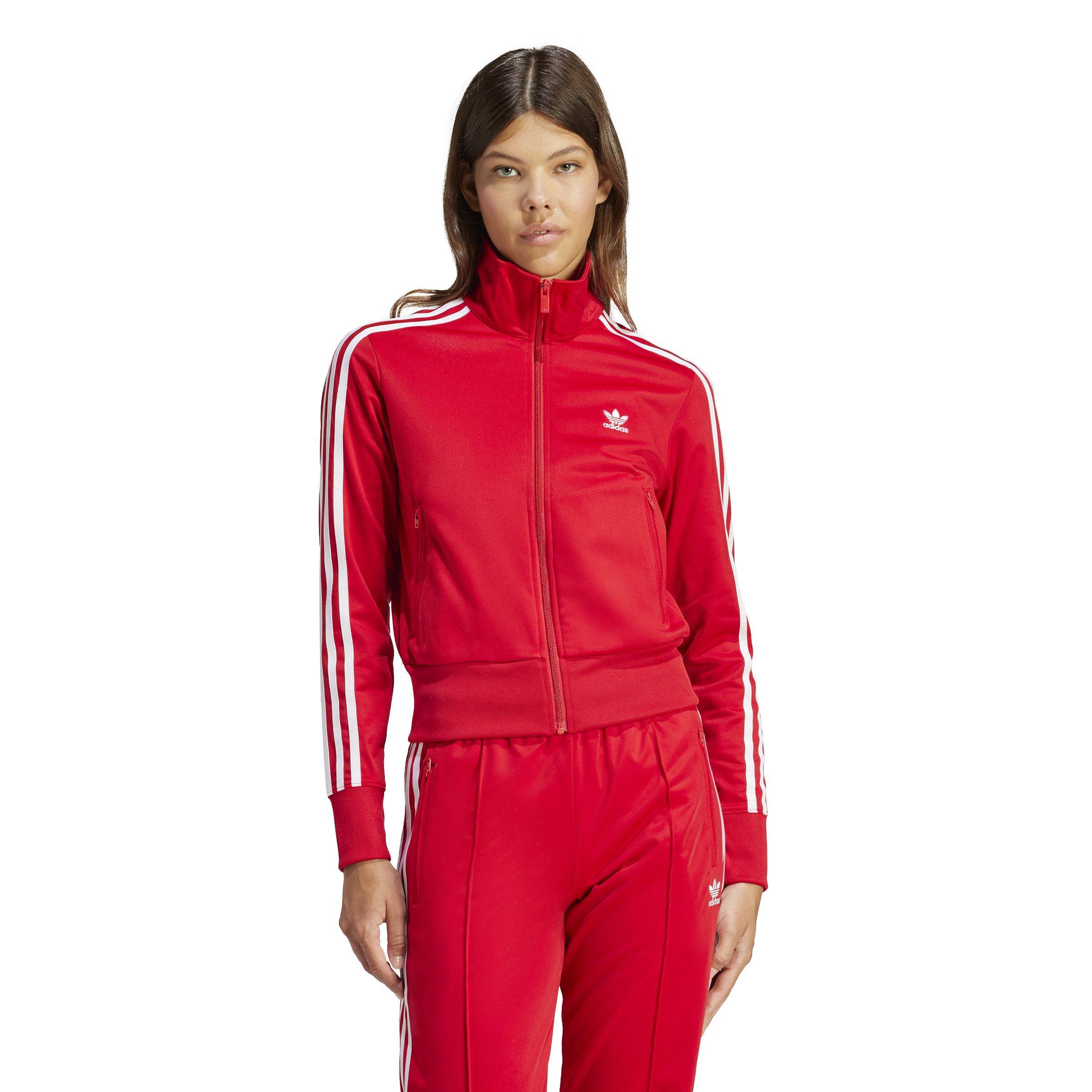 adidas Originals Women's Adicolor Classics Firebird Track Top -Red