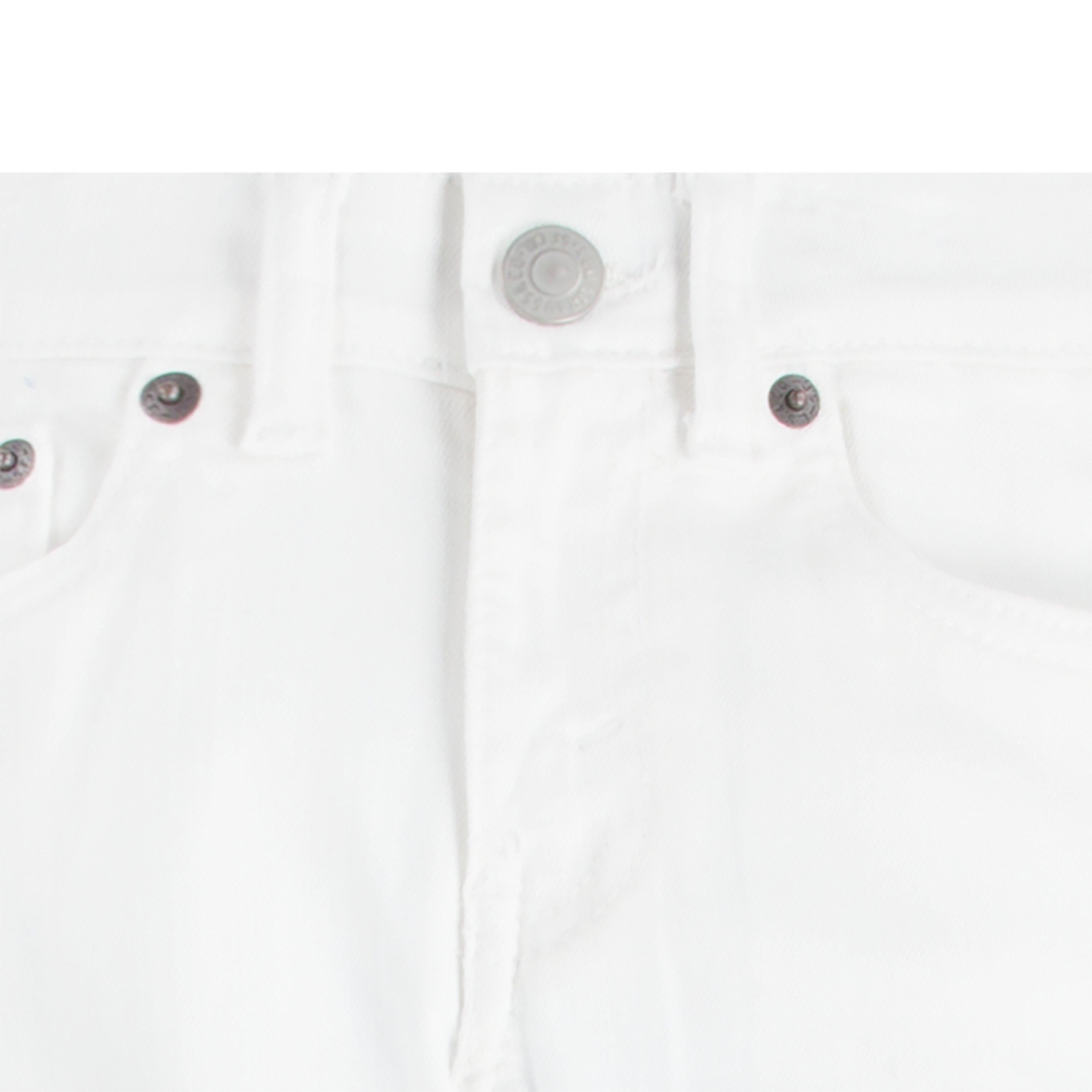 Levi's Little Boys' 510 Eco Performance Skinny Fit White Wash Denim Jeans - WHITE Thumbnail View 4