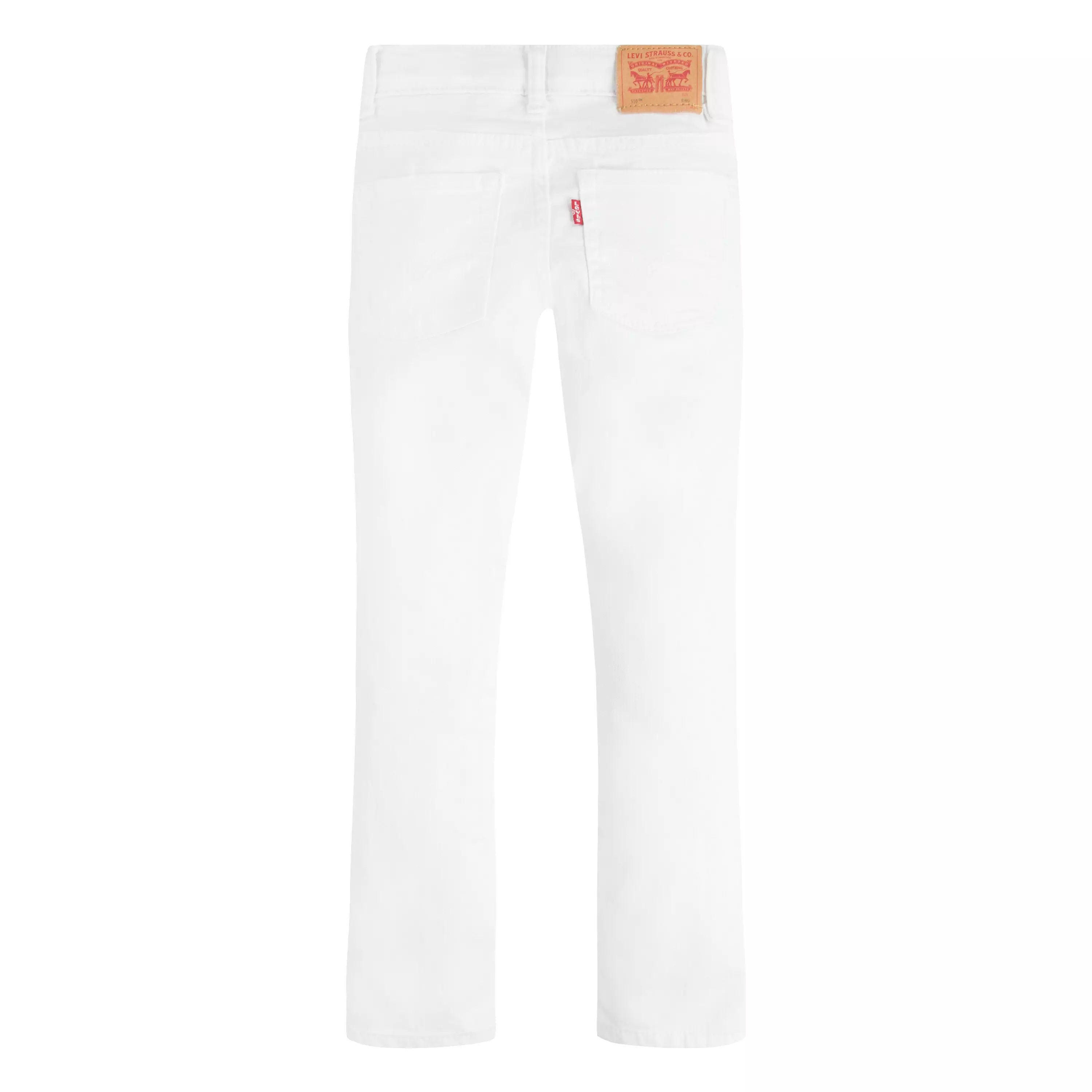 Levi's 510 Eco Performance Skinny Fit White Wash Little Boys' White Denim Jeans - WHITE