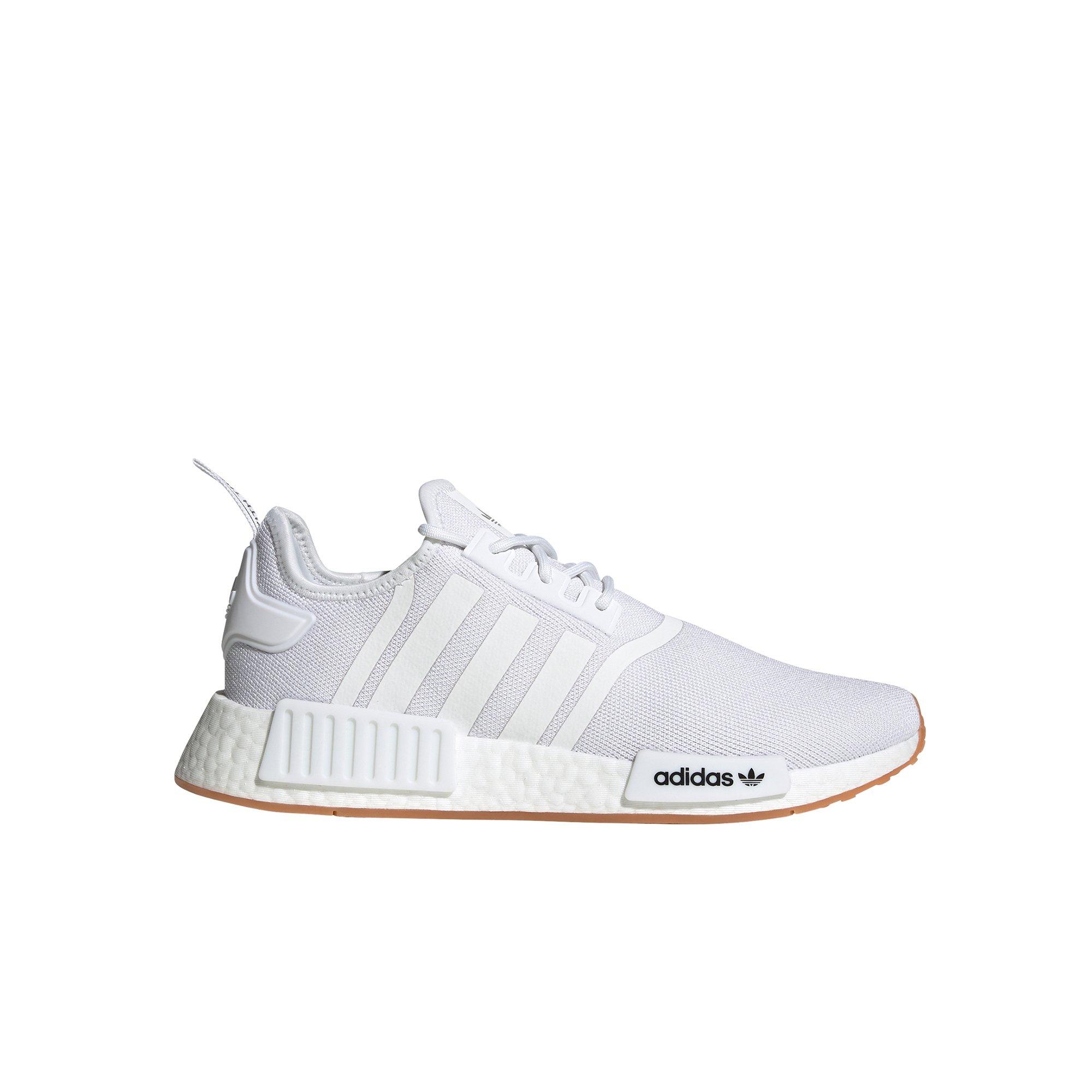 Adidas NMD R1 &White/Gum& Shoes - Size 9