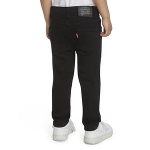 Levi's 510 Eco Performance Skinny Fit Black Wash Toddler Boys' Black Denim Jeans