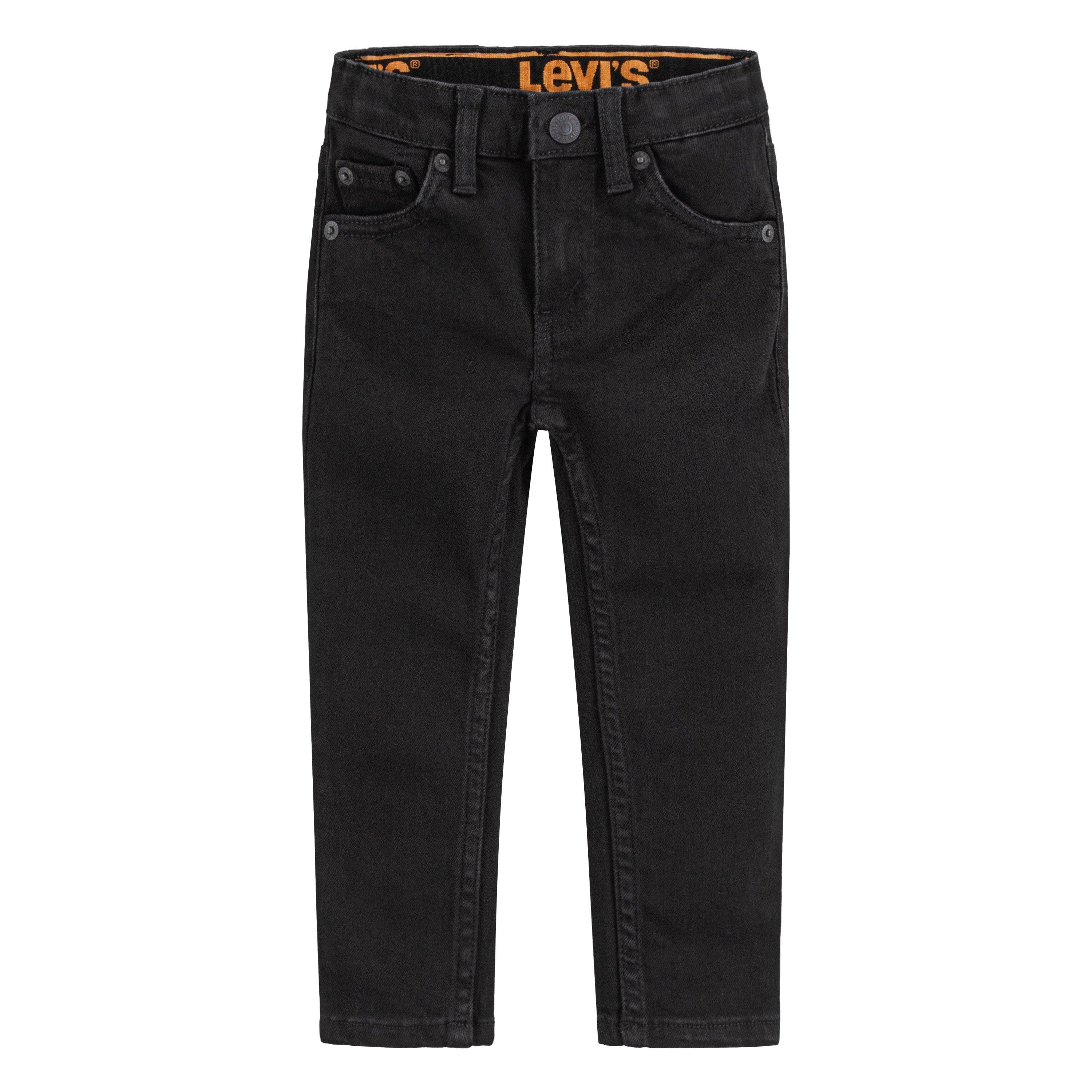 Levi's 510 Eco Performance Skinny Fit Black Wash Toddler Boys' Black Denim Jeans