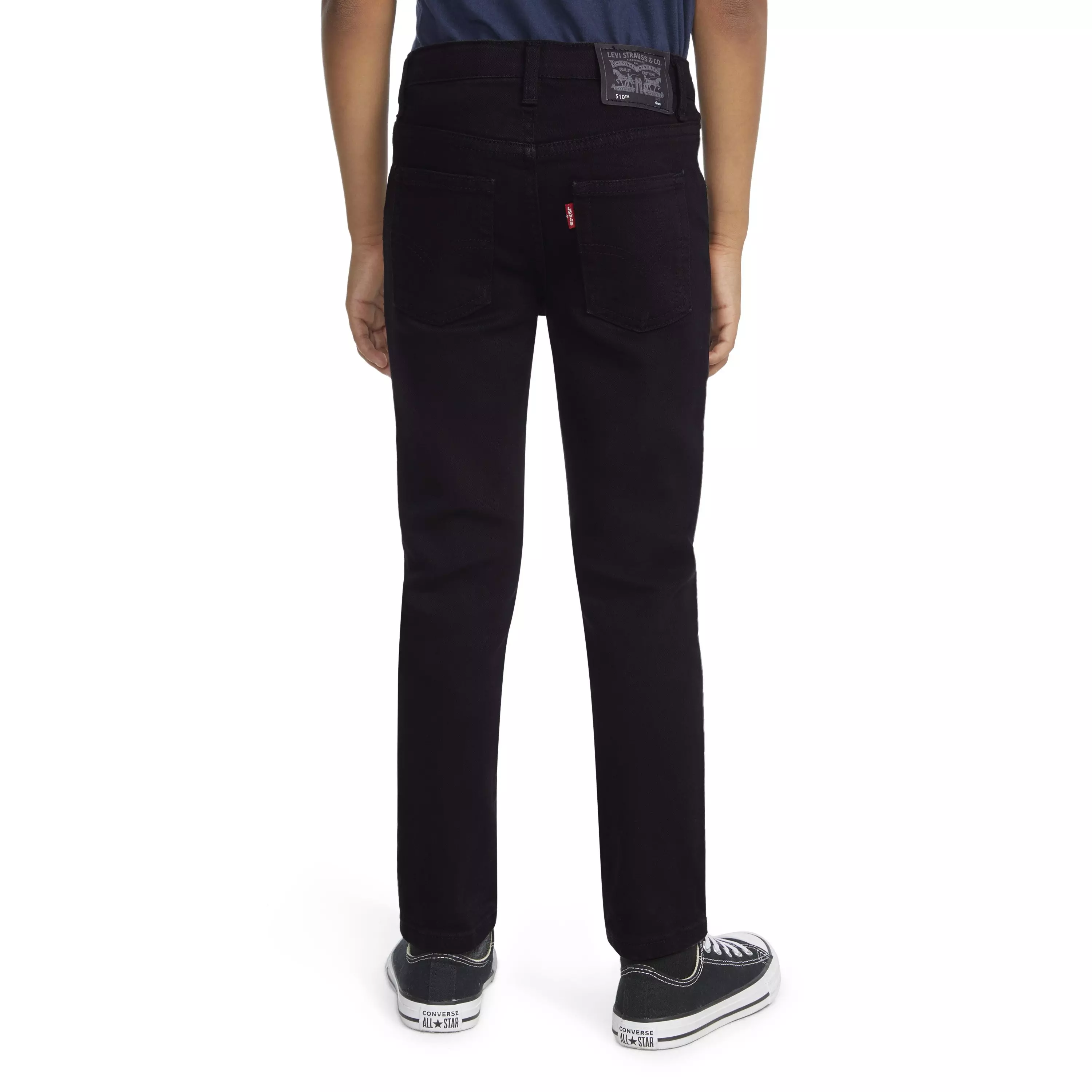 Levi's 510 Eco Performance Skinny Fit Black Wash Little Boys' Denim Jeans - Black - BLACK