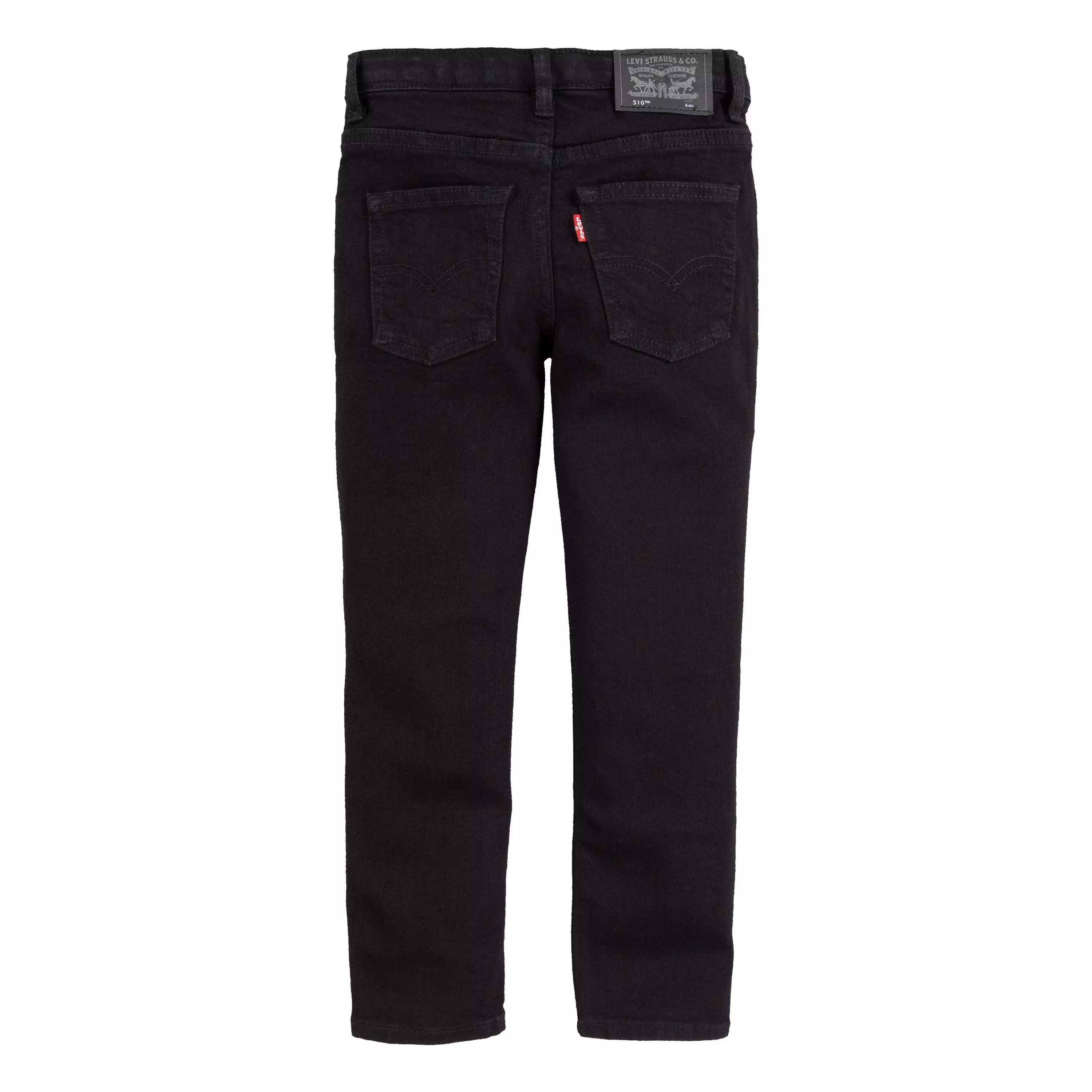 Levi's 510 Eco Performance Skinny Fit Black Wash Little Boys' Denim Jeans - Black - BLACK