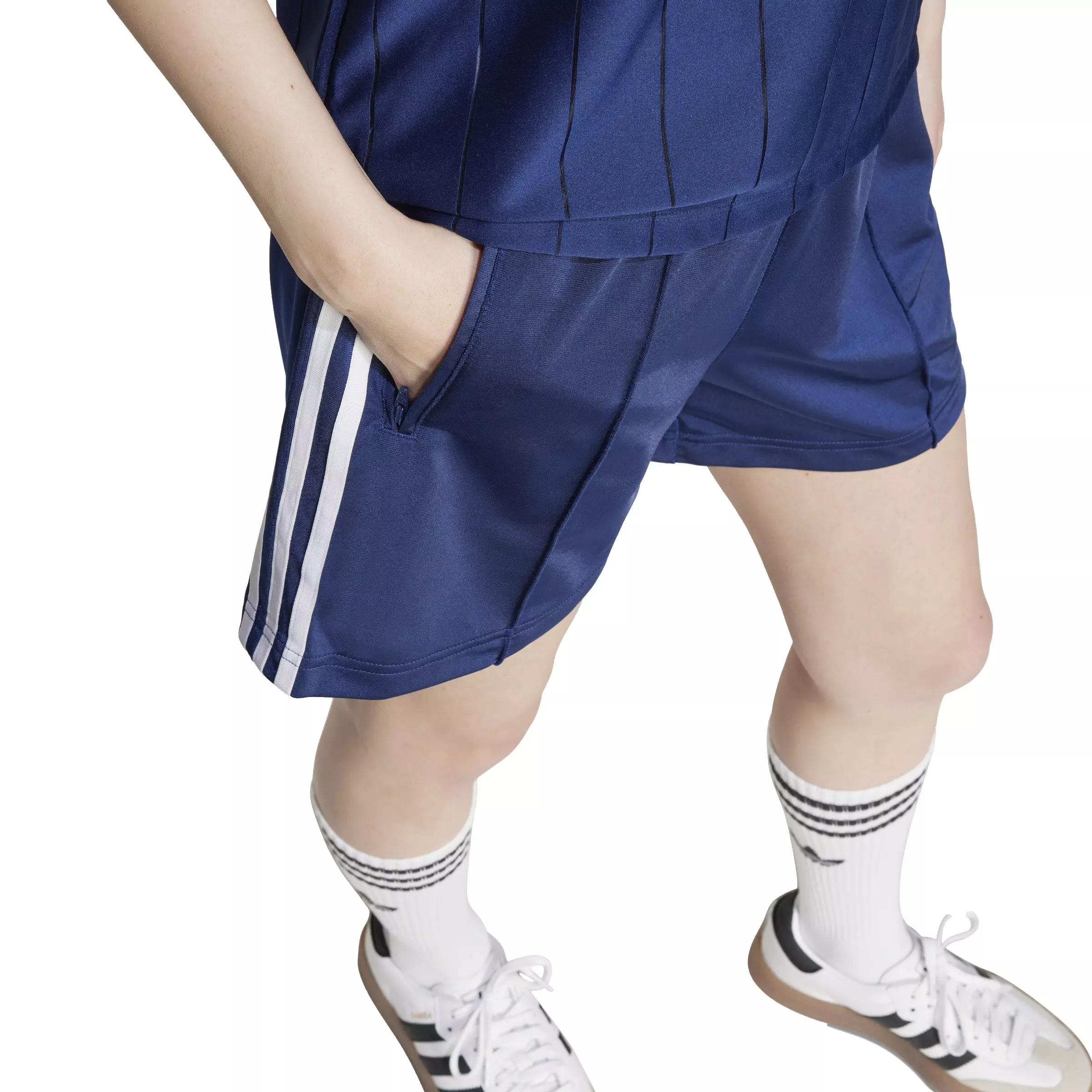 adidas Originals Women's Firebird Shorts -Navy - NAVY