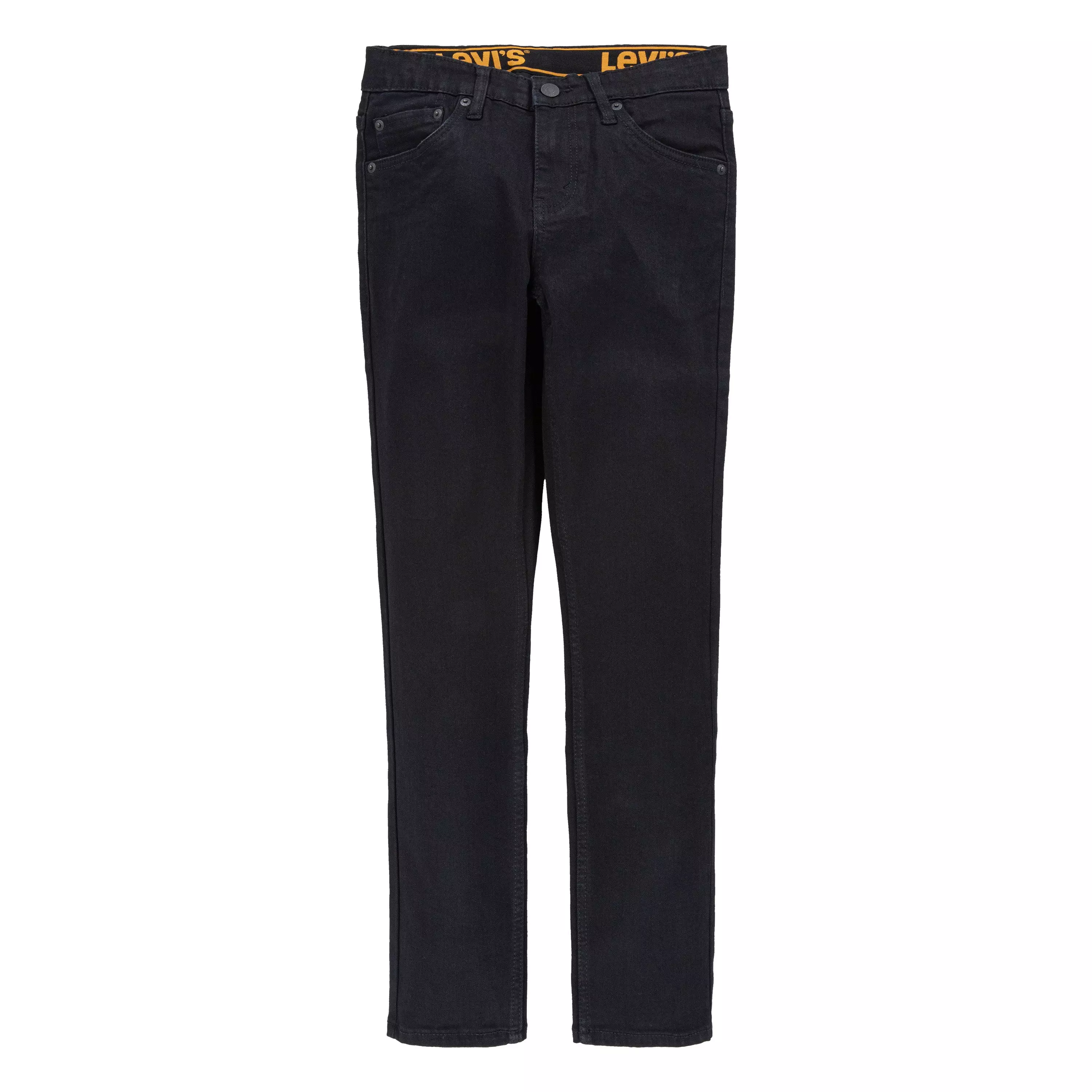Levi's 510 Eco Performance Skinny Fit Black Wash Big Boys' Black Denim Jeans - BLACK