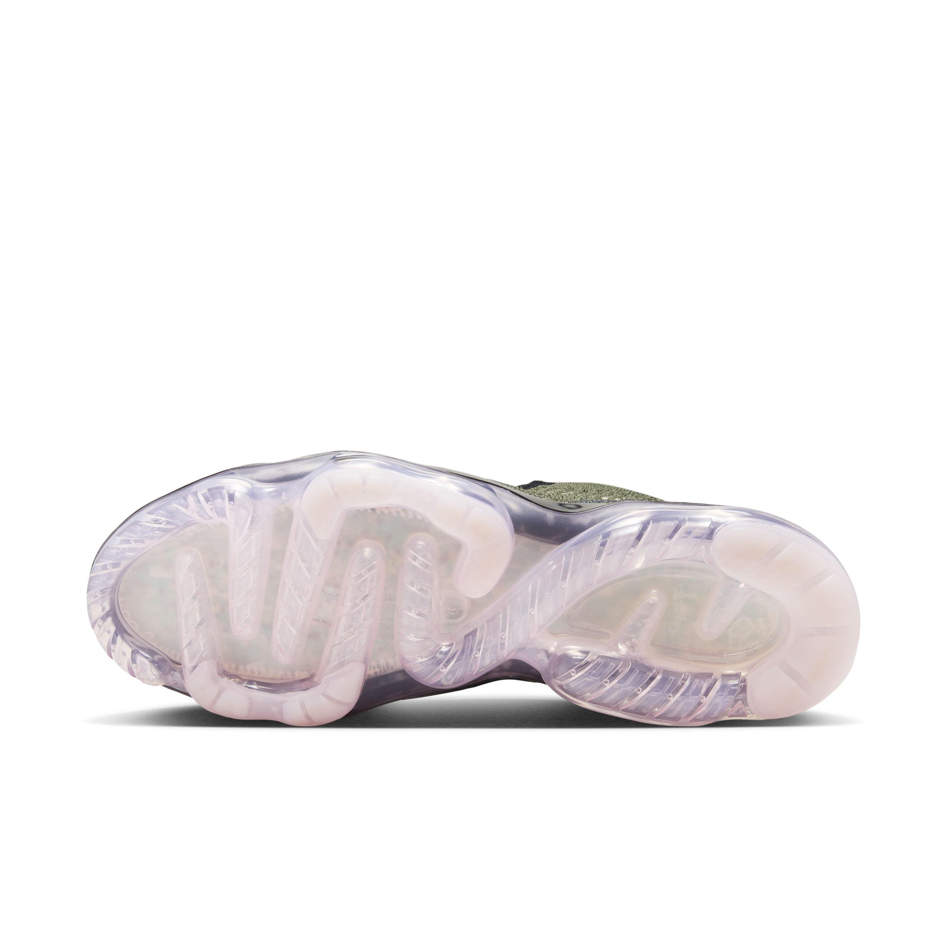 Nike Air VaporMax 2023 Flyknit "Medium Olive/Pink Oxford/Black/Black" Men's Shoe - MD OLIVE/PINK/BLACK/BLACK Thumbnail View 6