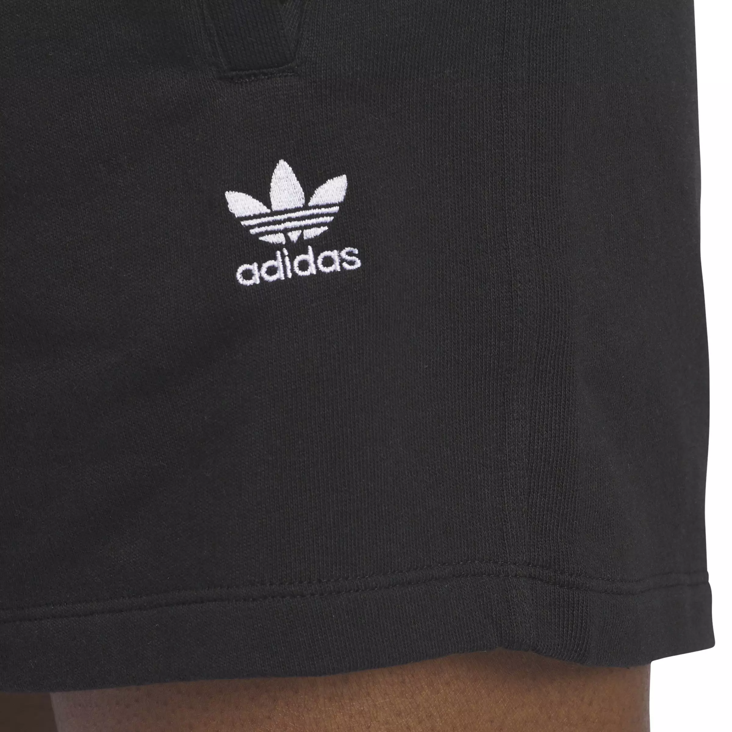 adidas Originals Women's Essentials French Terry Shorts -Black - BLACK