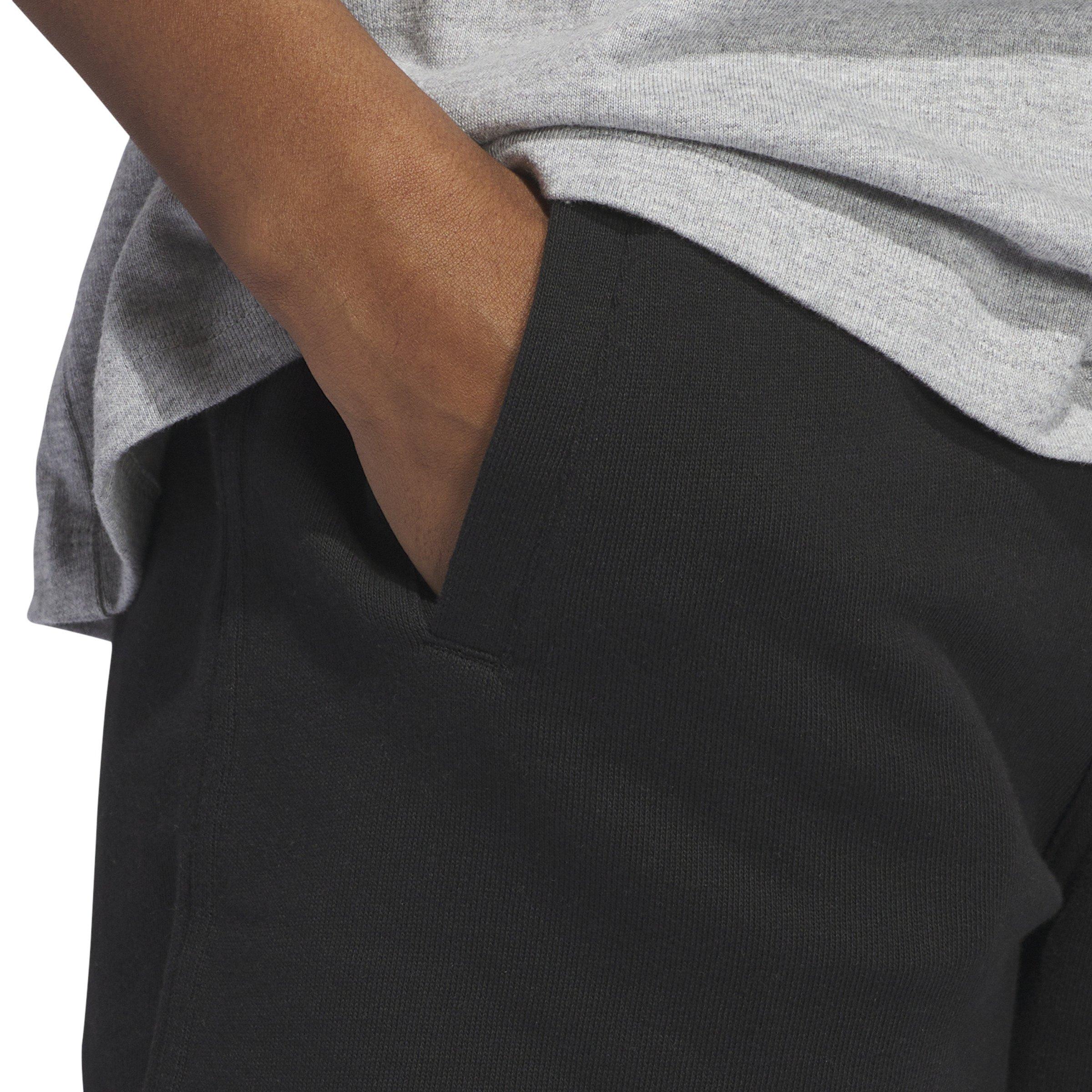 adidas Originals Women's Essentials French Terry Shorts - Black - BLACK Thumbnail View 4