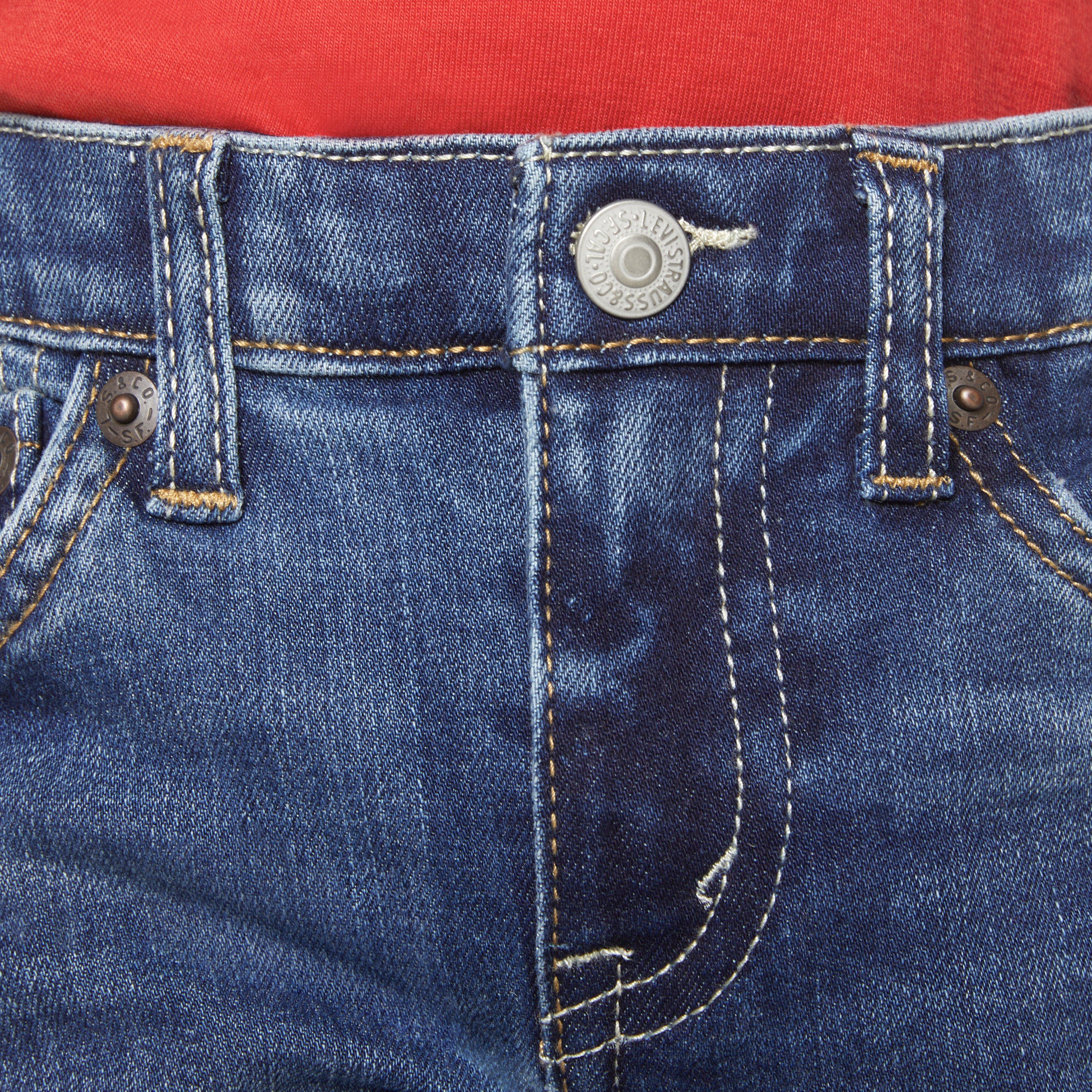 Levi's 510 Eco Performance Skinny Fit Med Wash Toddler Boys' Melbourne Blue Denim Jeans - MELBOURNE BLUE
