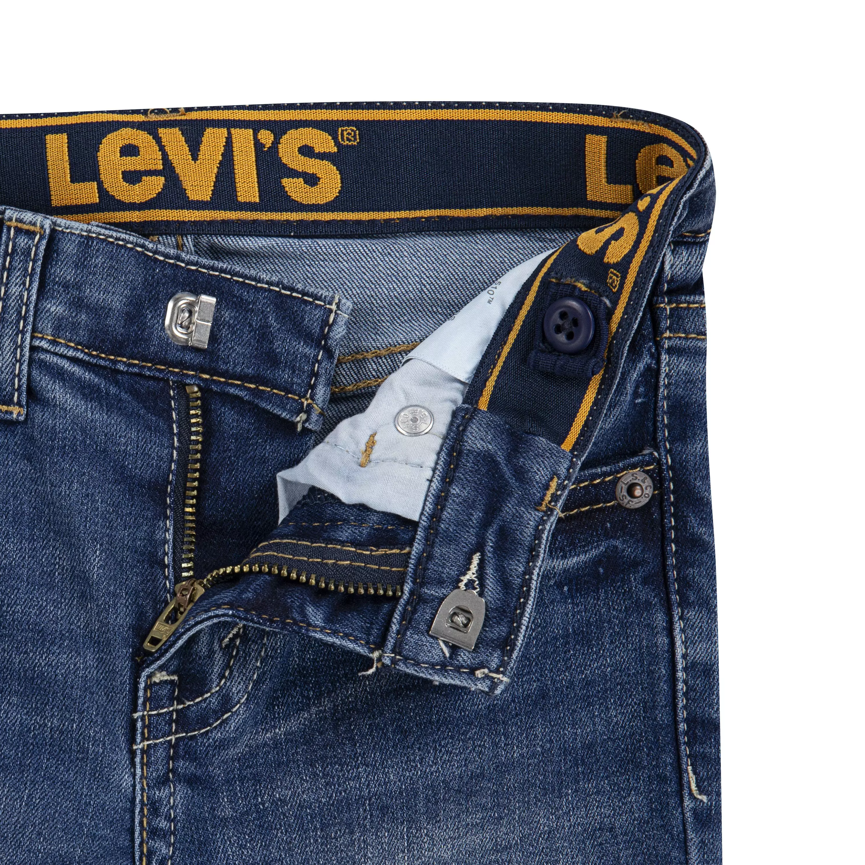 Levi's 510 Eco Performance Skinny Fit Med Wash Toddler Boys' Melbourne Blue Denim Jeans - MELBOURNE BLUE