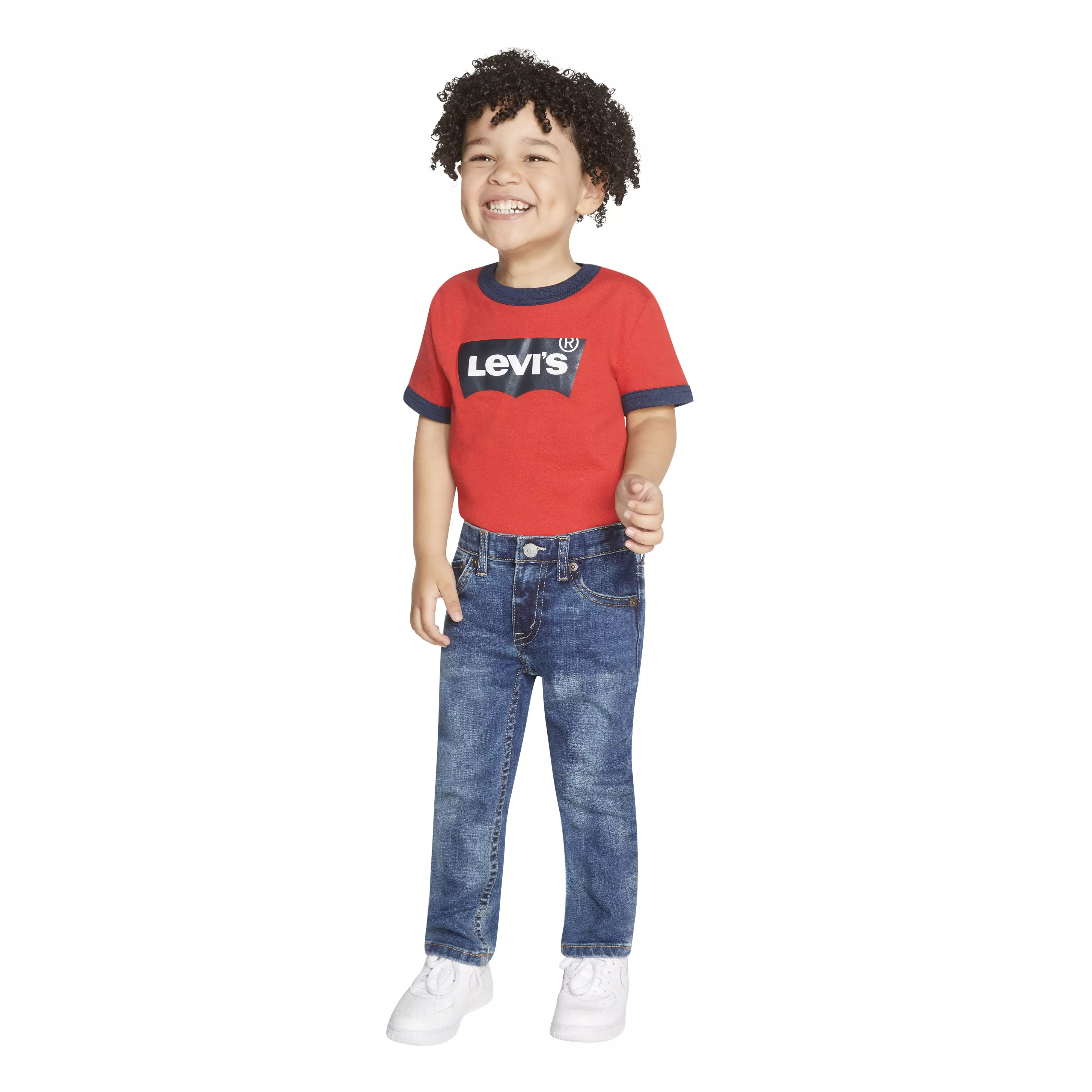 Levi's 510 Eco Performance Skinny Fit Med Wash Toddler Boys' Melbourne Blue Denim Jeans - MELBOURNE BLUE