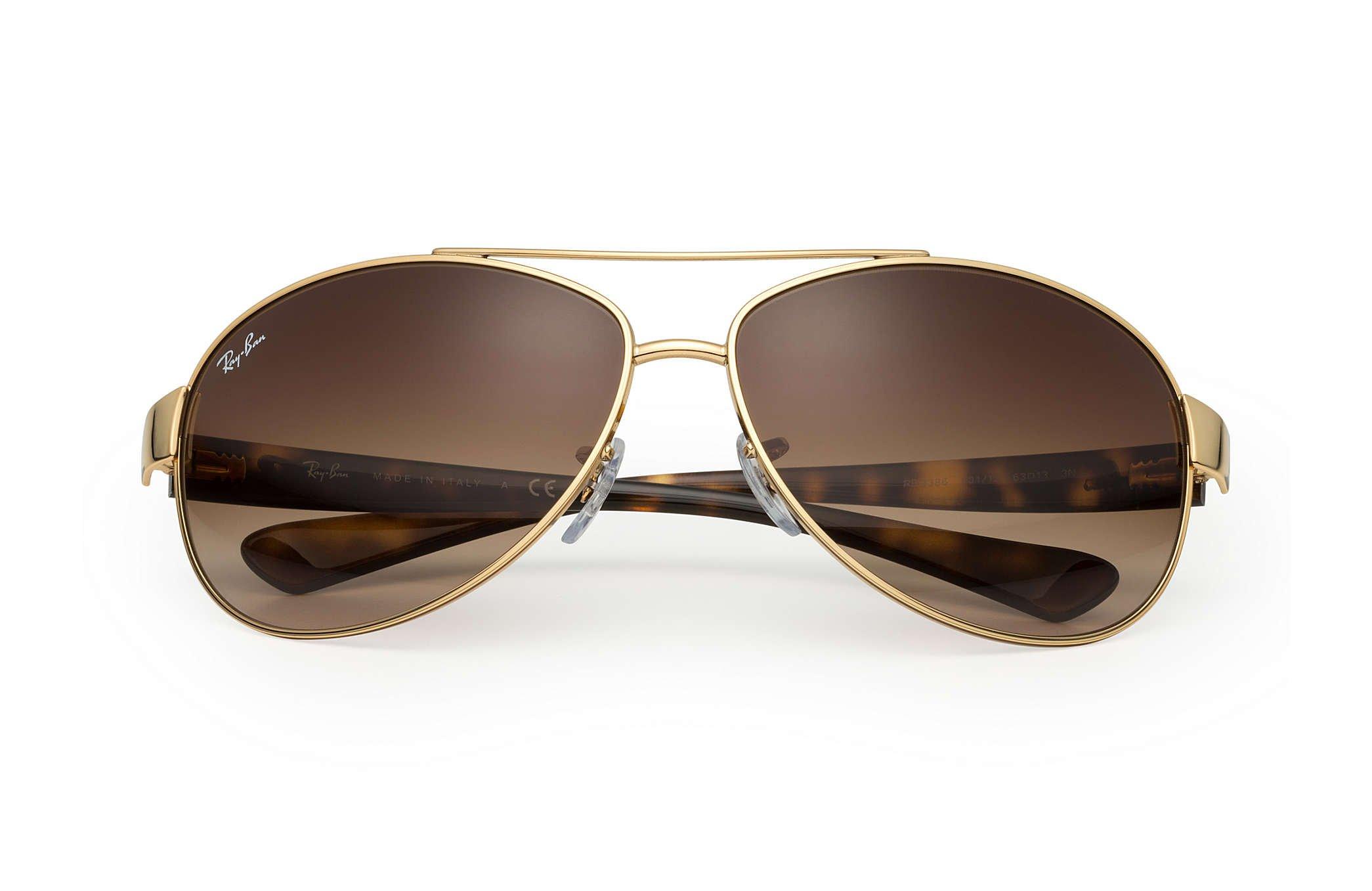 Ray-Ban RB3386 Aviator Sunglasses - GOLD Thumbnail View 2