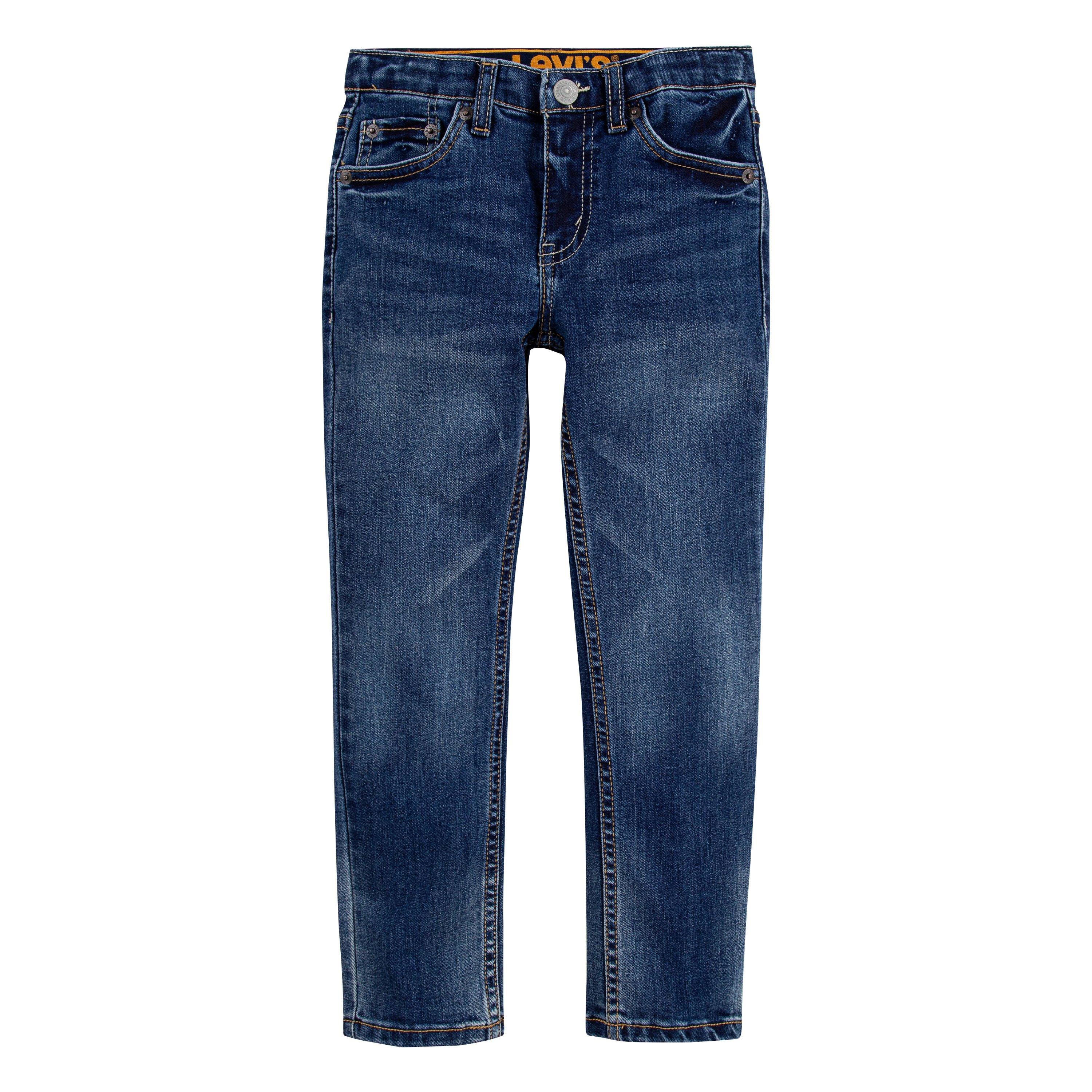 Levi's Little Boys' 510 Eco Performance Skinny Fit Med Wash Melbourne Blue Denim Jeans - MELBOURNE BLUE Thumbnail View 8