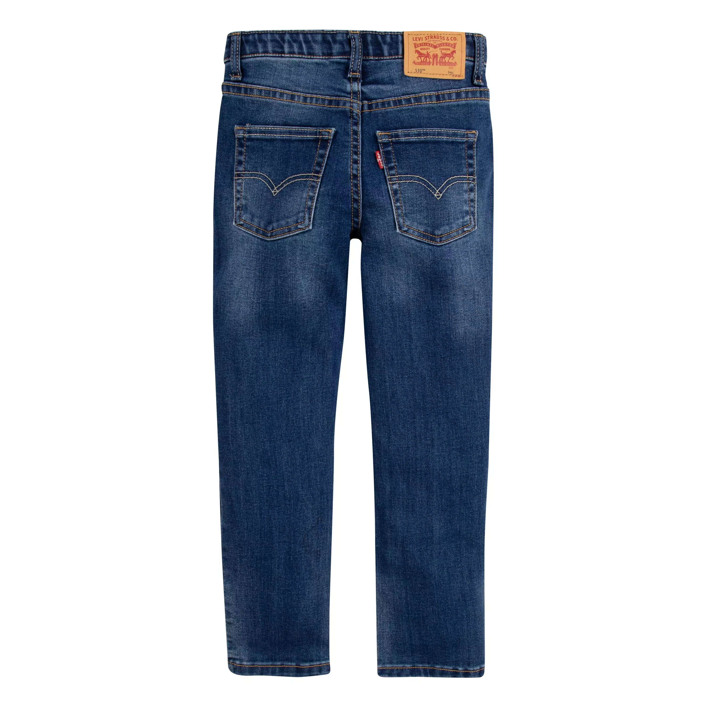 Levi's Little Boys' 510 Eco Performance Skinny Fit Med Wash Melbourne Blue Denim Jeans - MELBOURNE BLUE