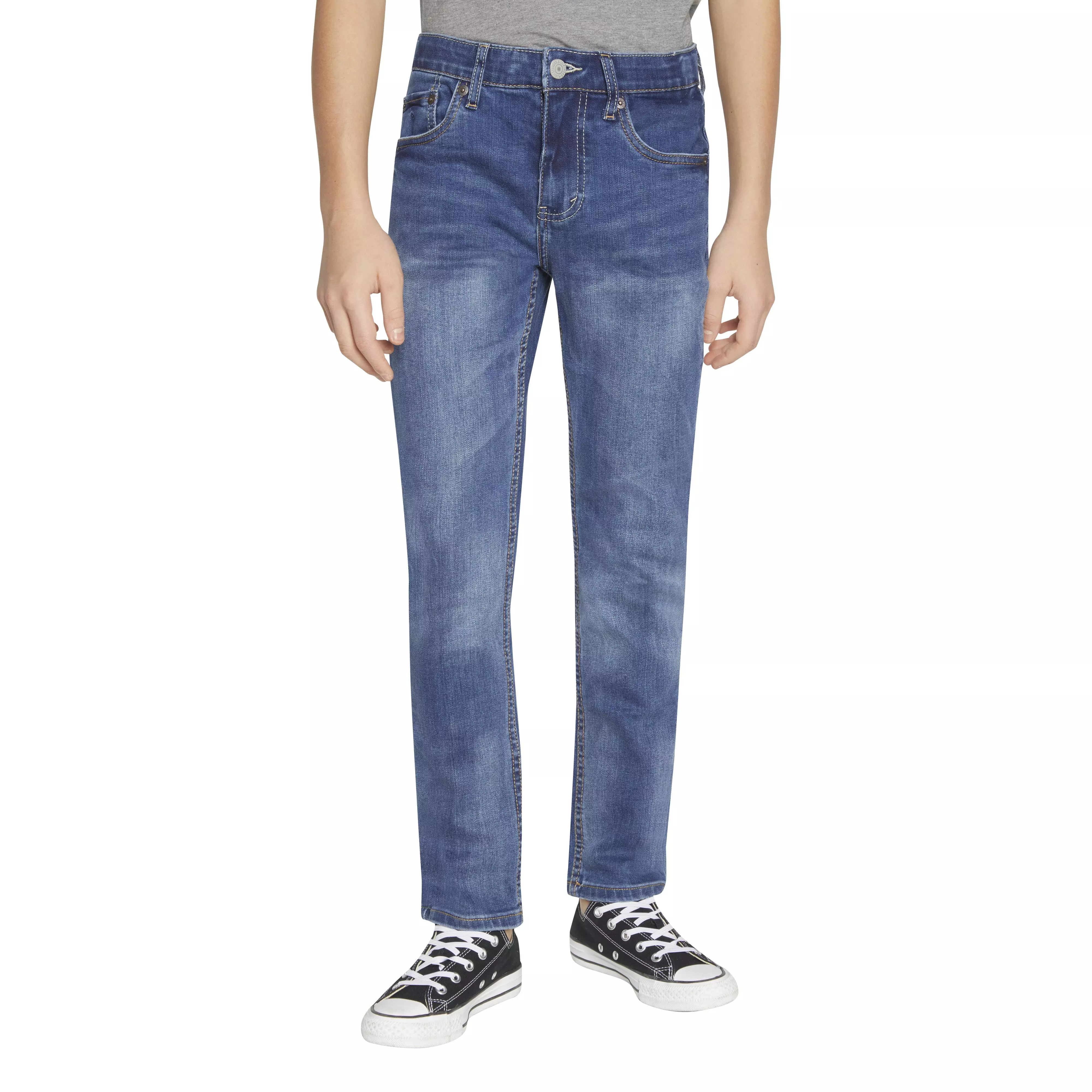 Levi's 510 Eco Performance Skinny Fit Med Wash Big Boys' Melbourne Blue Denim Jeans - MELBOURNE BLUE