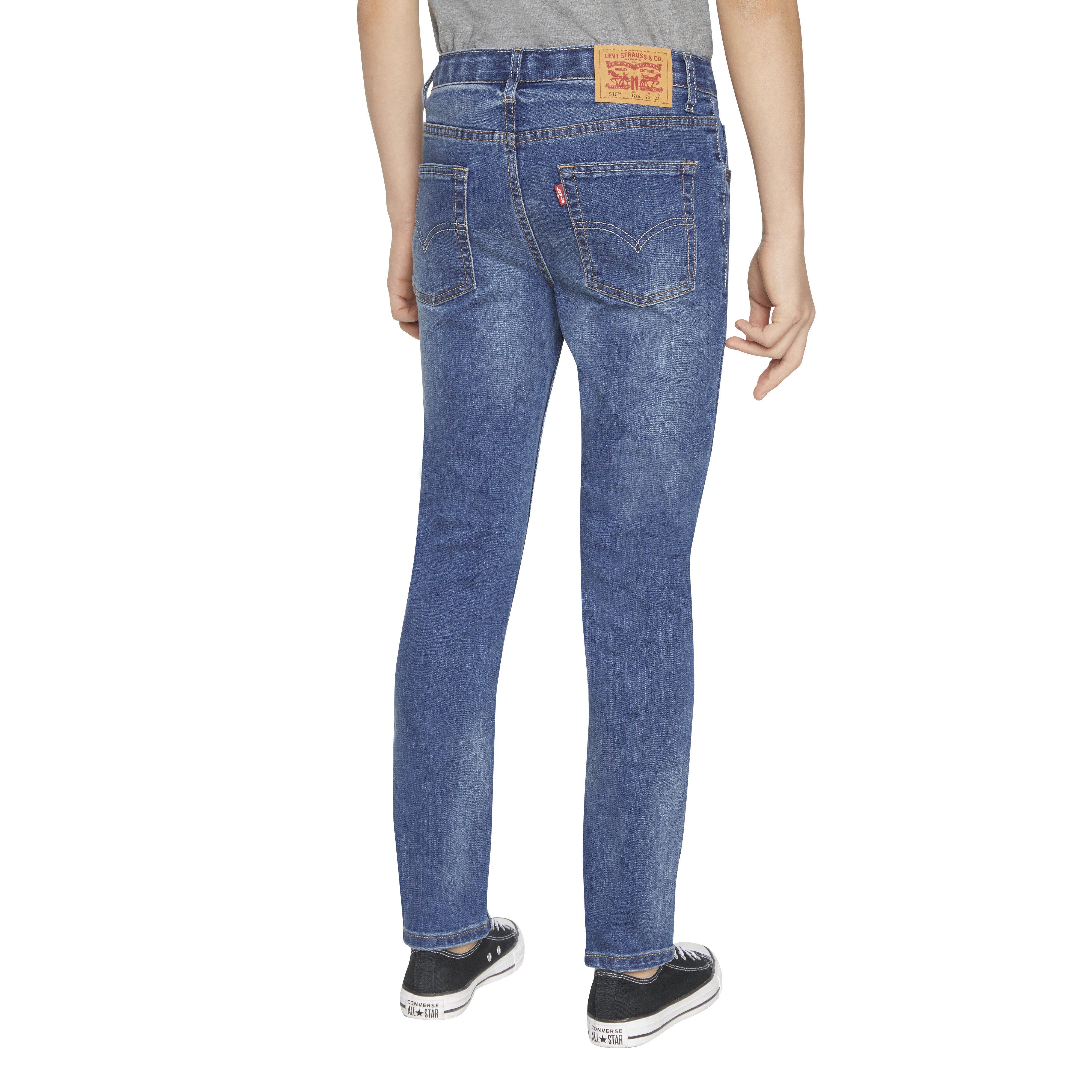 Levi's 510 Eco Performance Skinny Fit Med Wash Big Boys' Melbourne Blue Denim Jeans - MELBOURNE BLUE