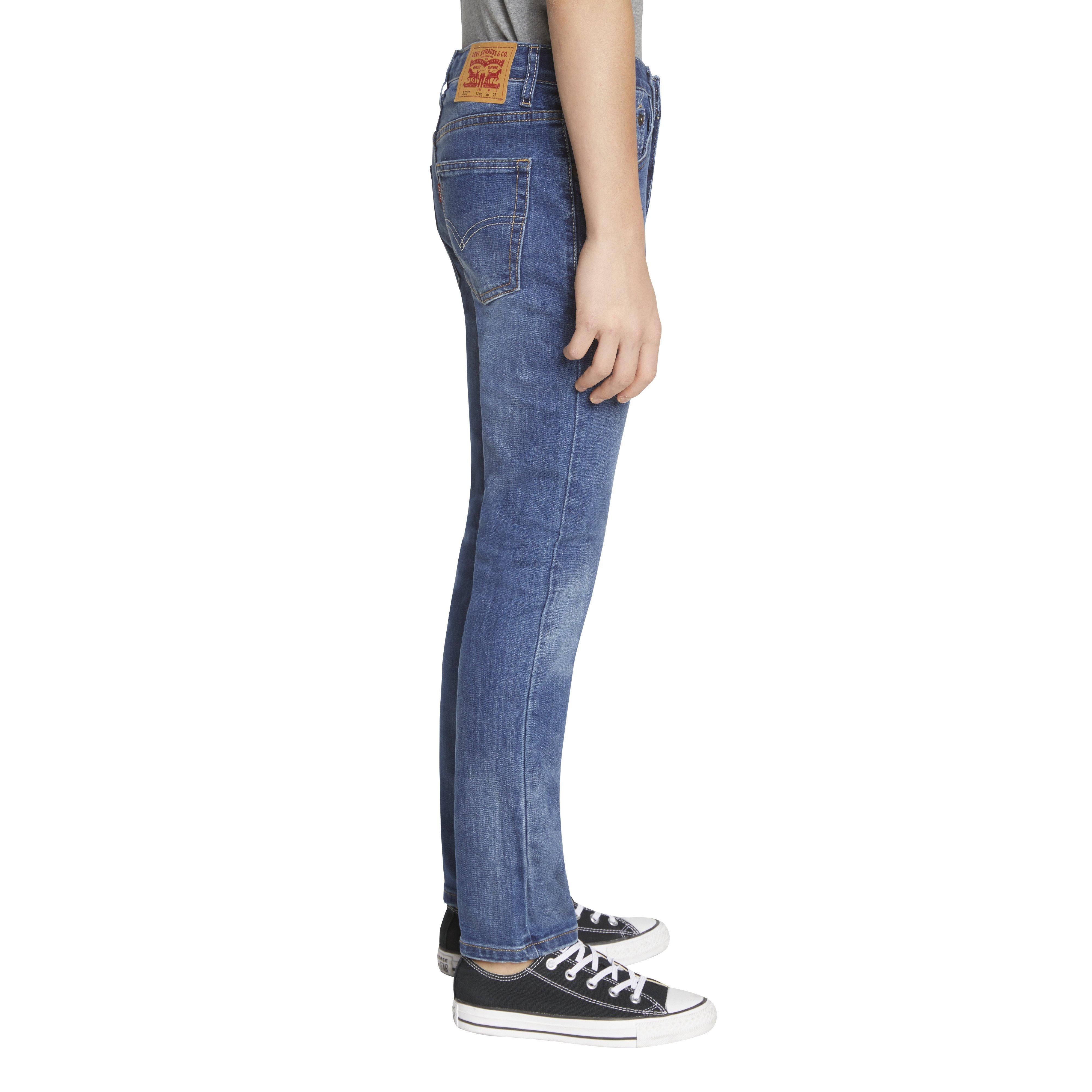 Levi's 510 Eco Performance Skinny Fit Med Wash Big Boys' Melbourne Blue Denim Jeans - MELBOURNE BLUE