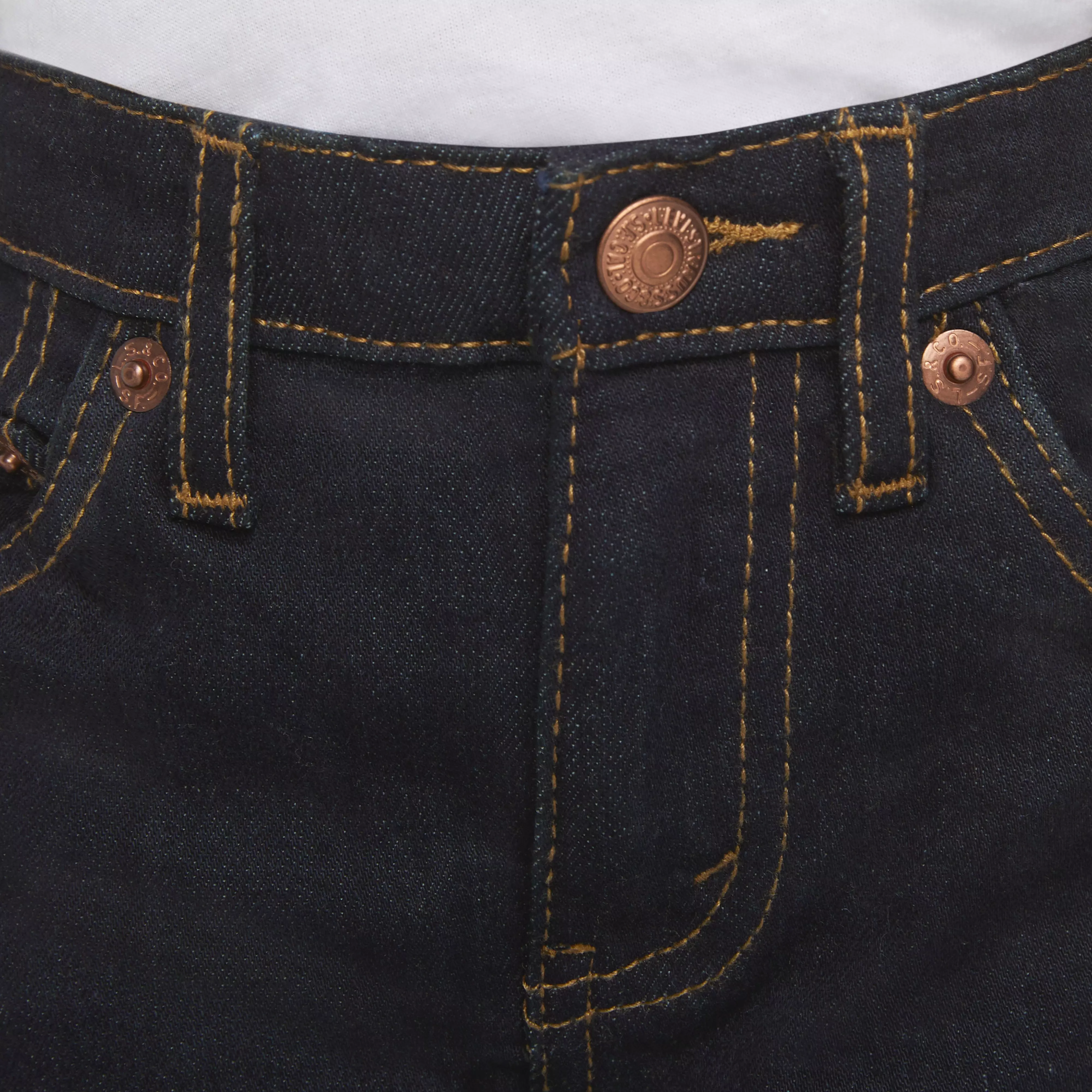 Levi's 510 Eco Performance Skinny Fit Dark Wash Toddler Boys' Dk Blue Denim Jeans - DK BLUE
