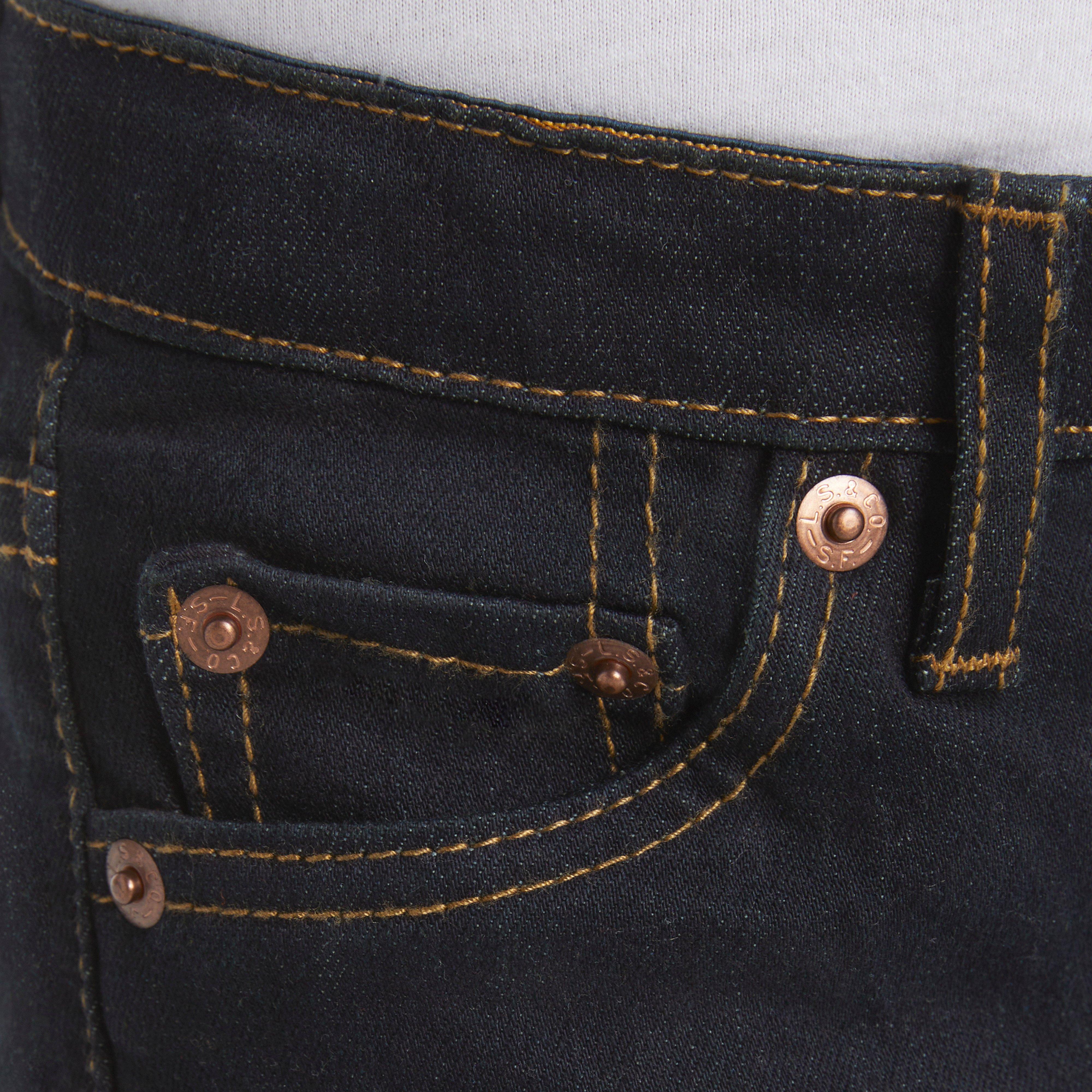 Levi's 510 Eco Performance Skinny Fit Dark Wash Toddler Boys' Dk Blue Denim Jeans - DK BLUE