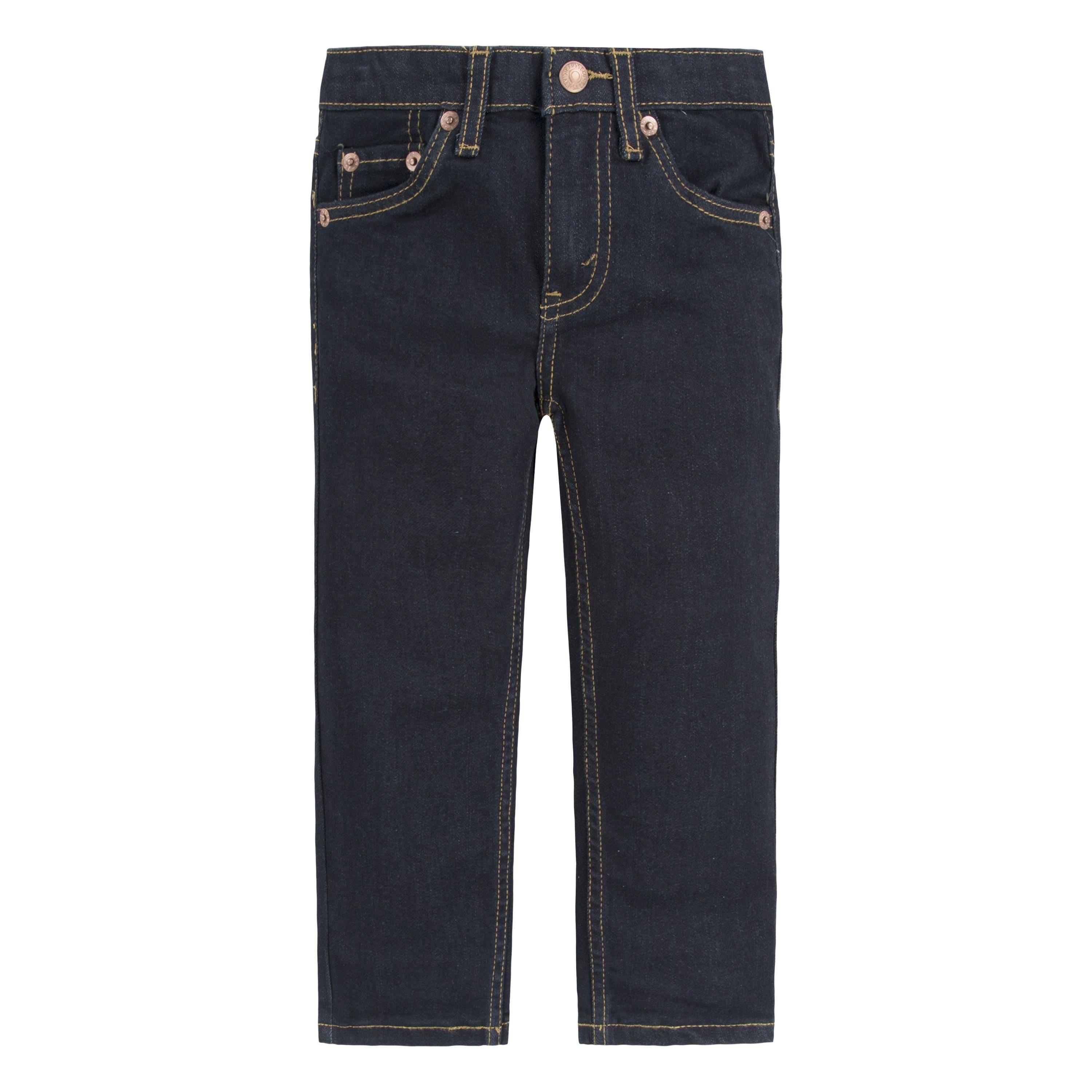 Levi's 510 Eco Performance Skinny Fit Dark Wash Toddler Boys' Dk Blue Denim Jeans - DK BLUE