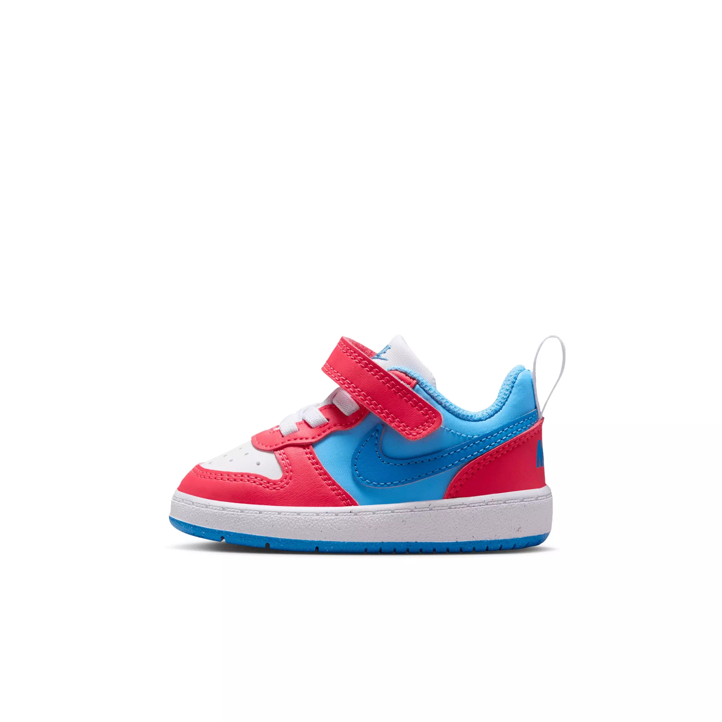 Nike Court Borough Low Recraft "Fusion Red/Football Blue/White/Energy" Infant Boys' Shoe - RED/BLUE/WHITE/ENERGY
