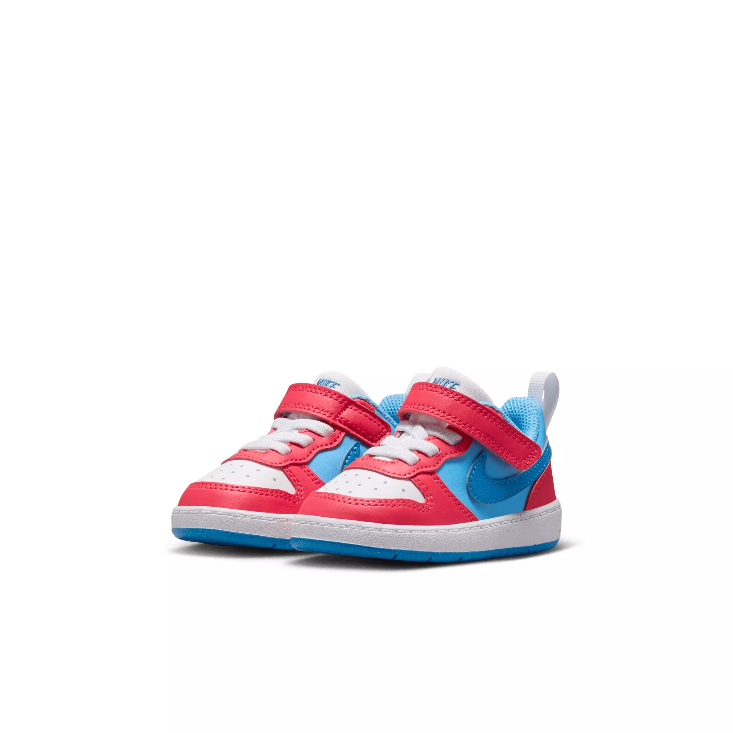 Nike Court Borough Low Recraft "Fusion Red/Football Blue/White/Energy" Infant Boys' Shoe - RED/BLUE/WHITE/ENERGY
