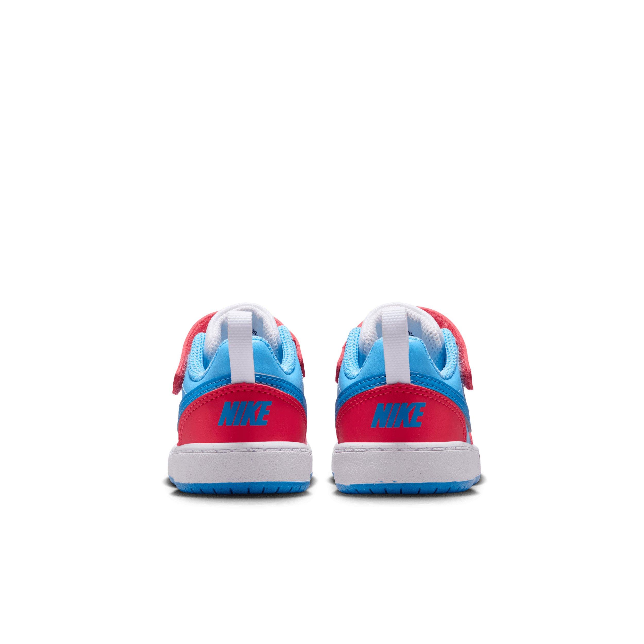 Nike Court Borough Low Recraft "Fusion Red/Football Blue/White/Energy" Infant Boys' Shoe - RED/BLUE/WHITE/ENERGY Thumbnail View 5