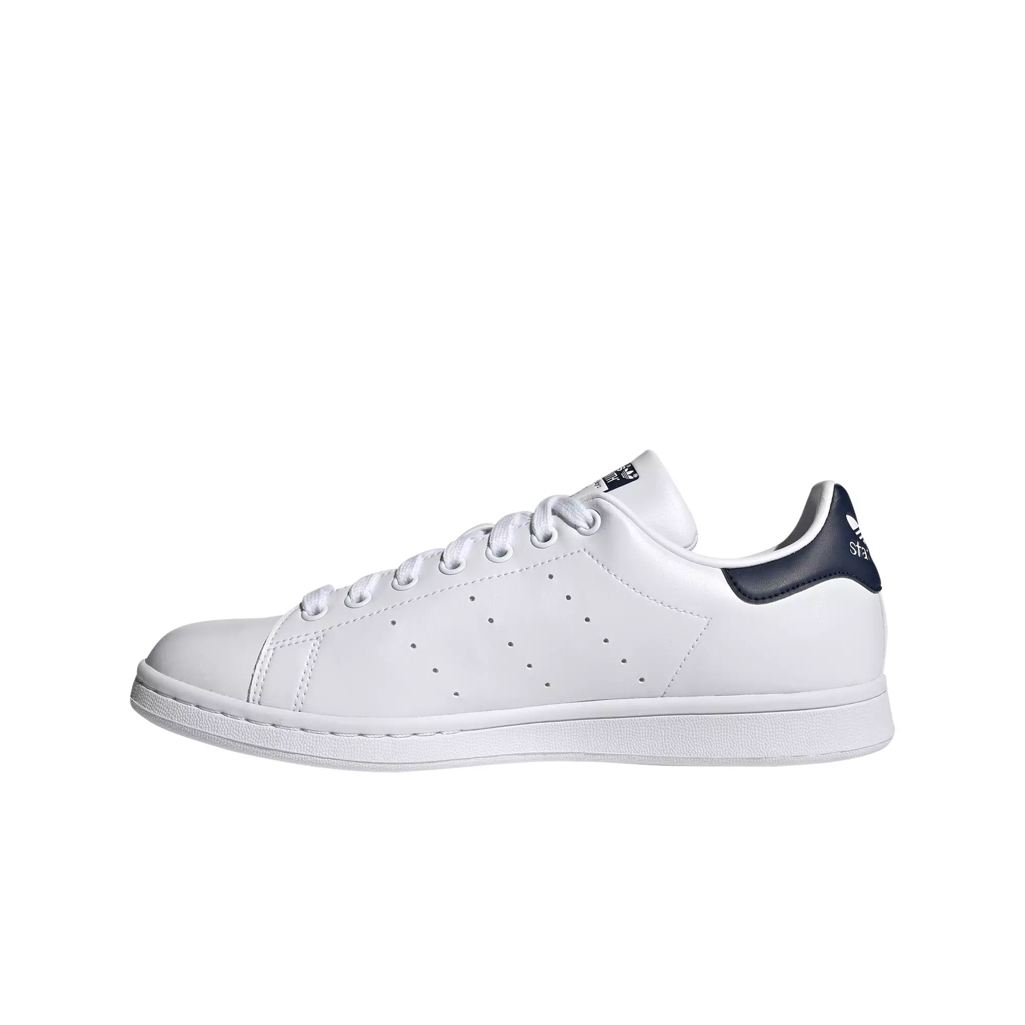 adidas Stan Smith "Ftwr White/Collegiate Navy" Grade School Boys' Shoe - WHITE/NAVY