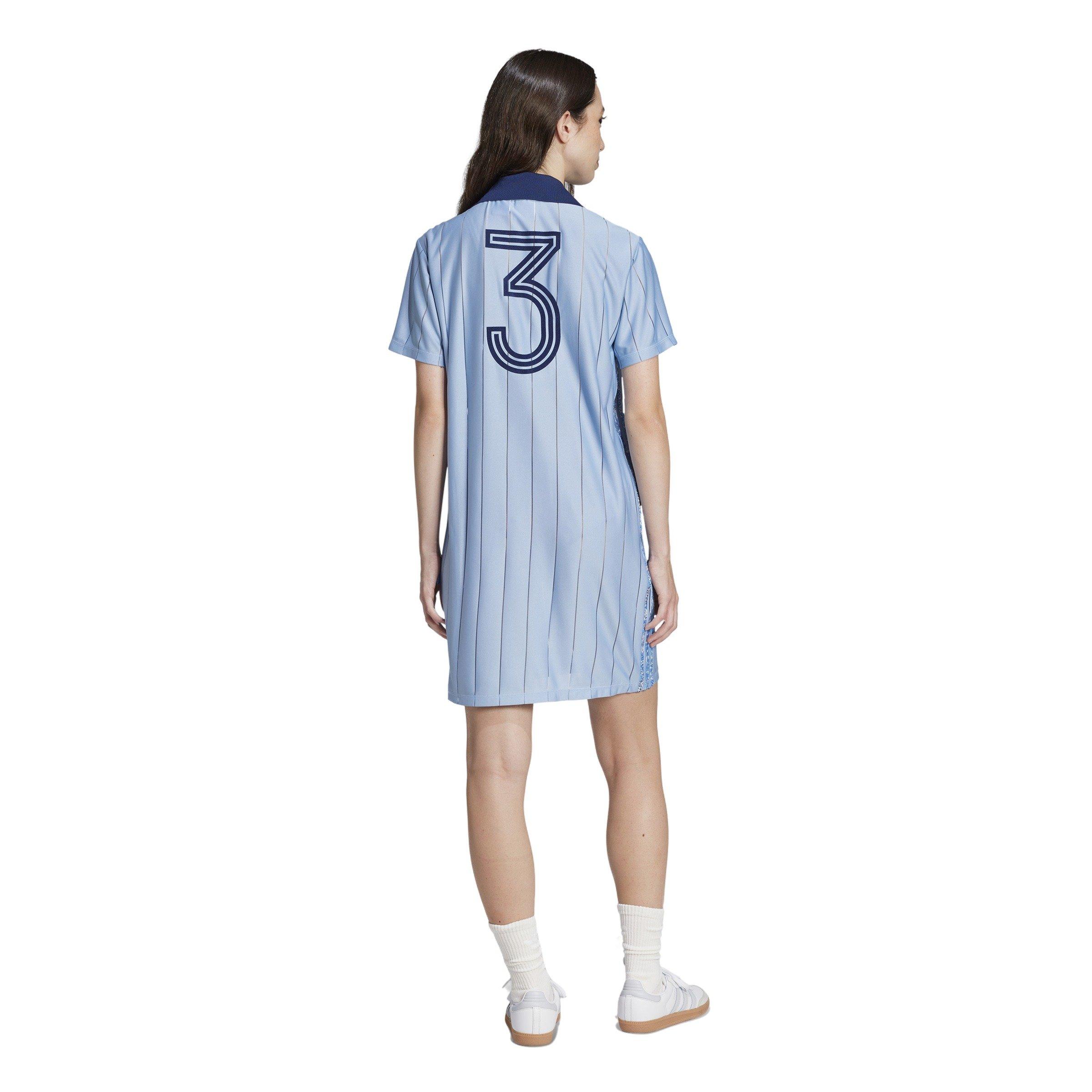 adidas Originals x Liberty London Tonal Soccer Dress -Blue - BLUE Thumbnail View 2