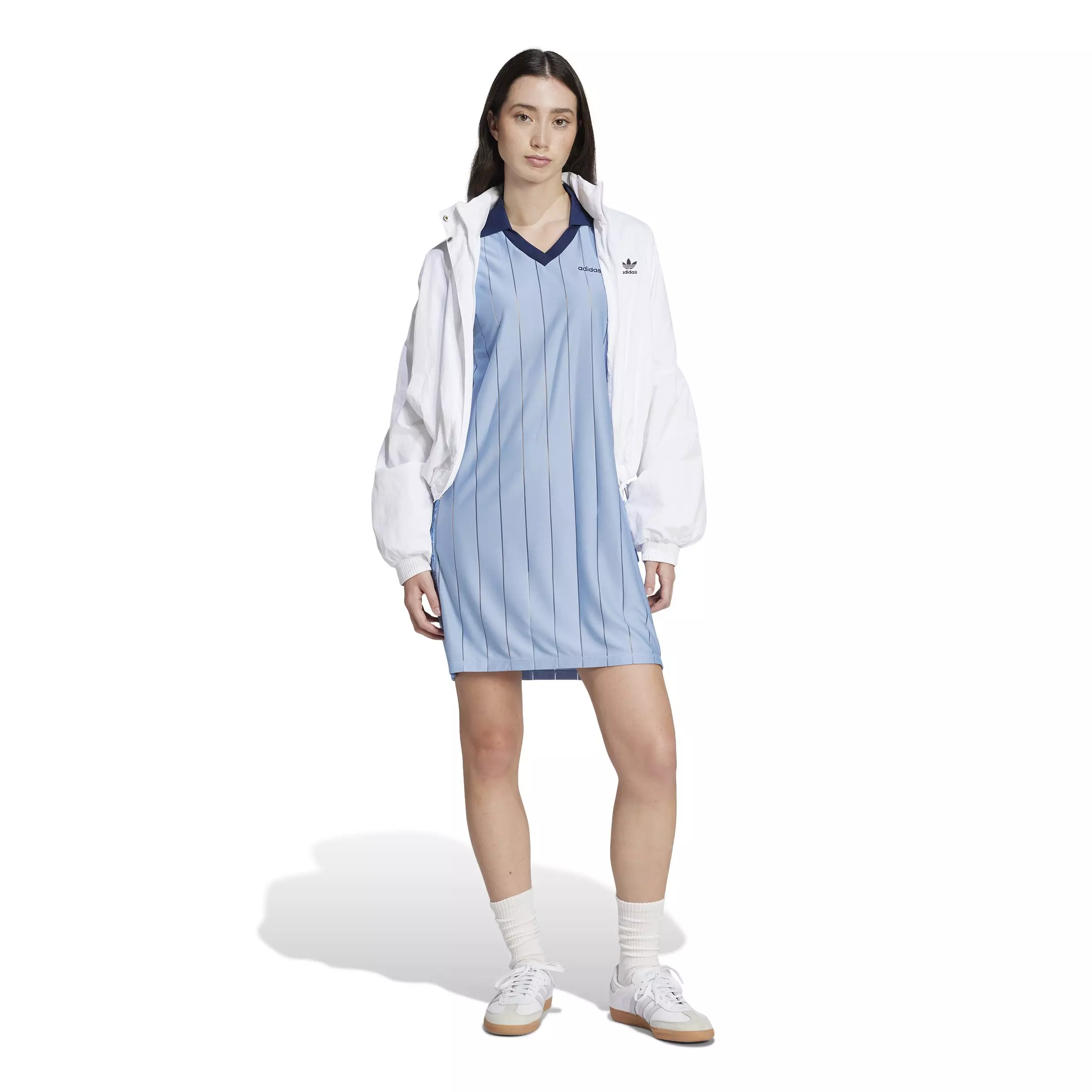 adidas Originals x Liberty London Tonal Soccer Dress -Blue - BLUE