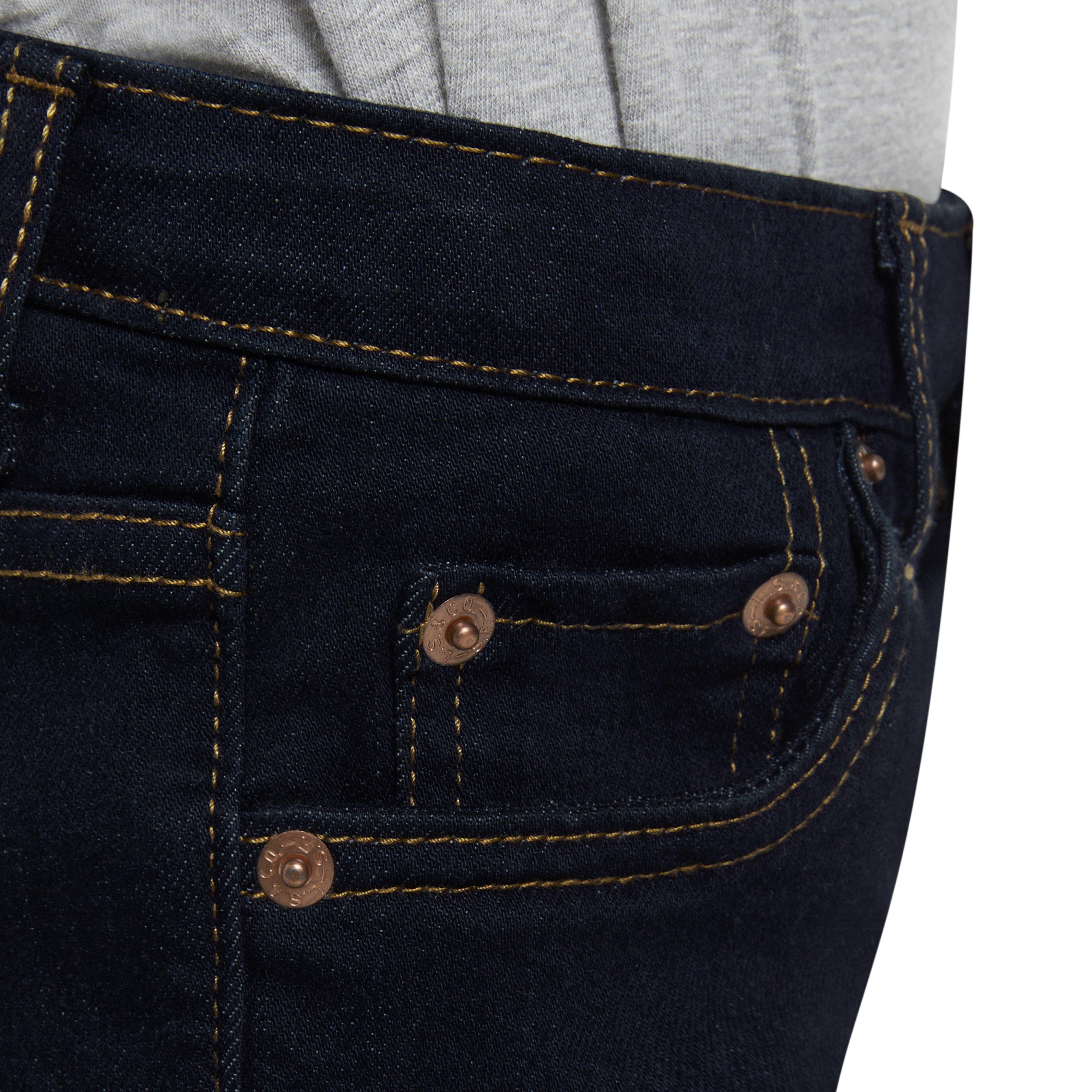 Levi's Little Boys' 510 Eco Performance Skinny Fit Dark Wash Dark Blue Denim Jeans - DK BLUE Thumbnail View 5