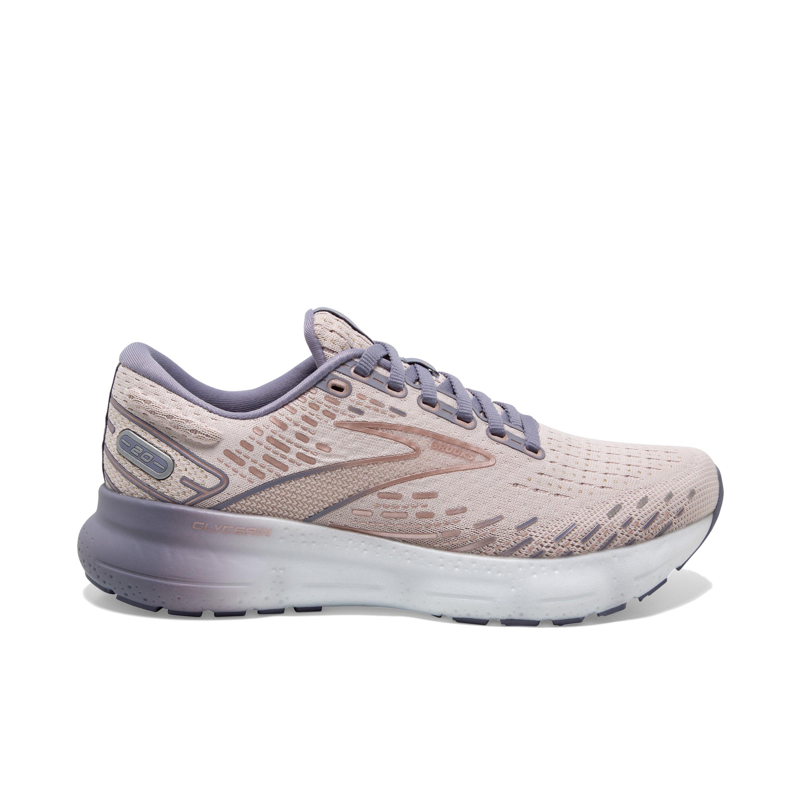 Brooks Glycerin 20 "Beige/Light Purple" Women's Running Shoe Hibbett